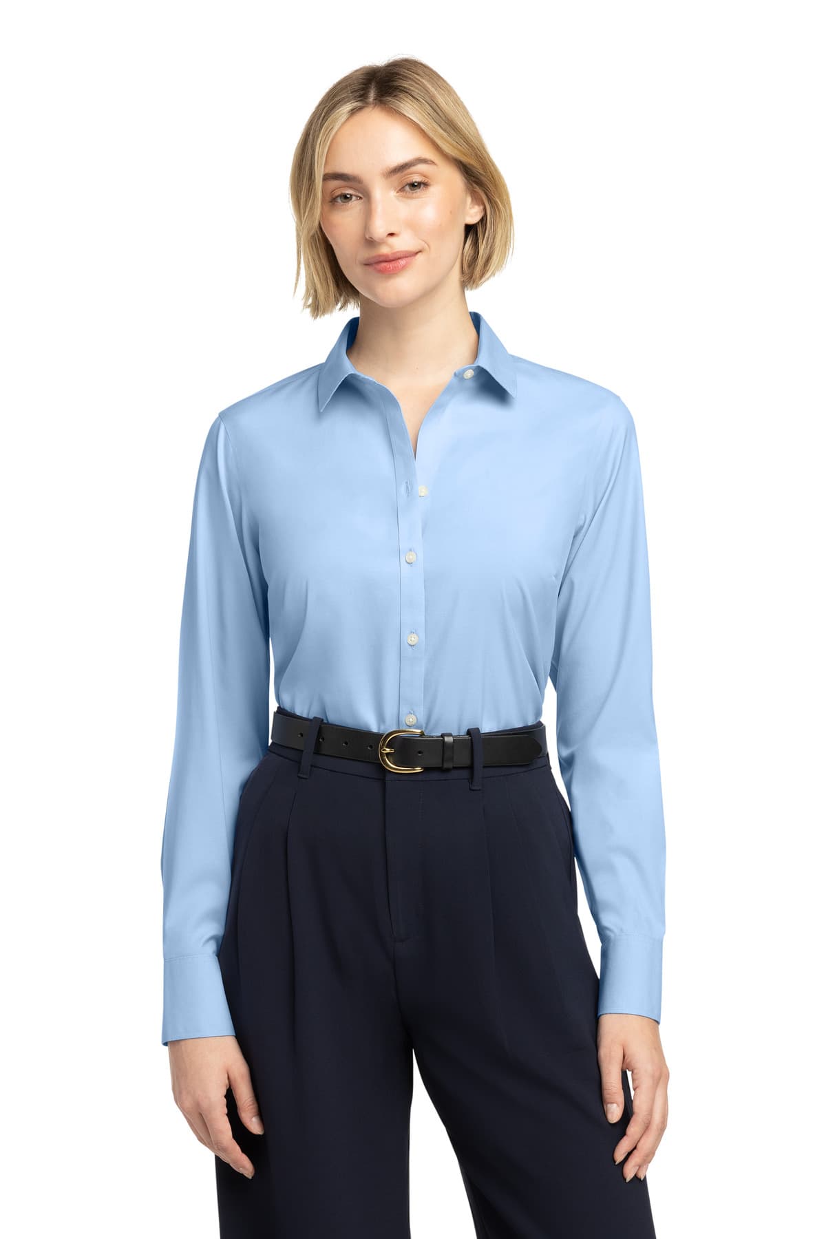 Brooks Brothers ® Women's Wrinkle-Free Stretch Pinpoint Shirt BB18001 thumbnail 4