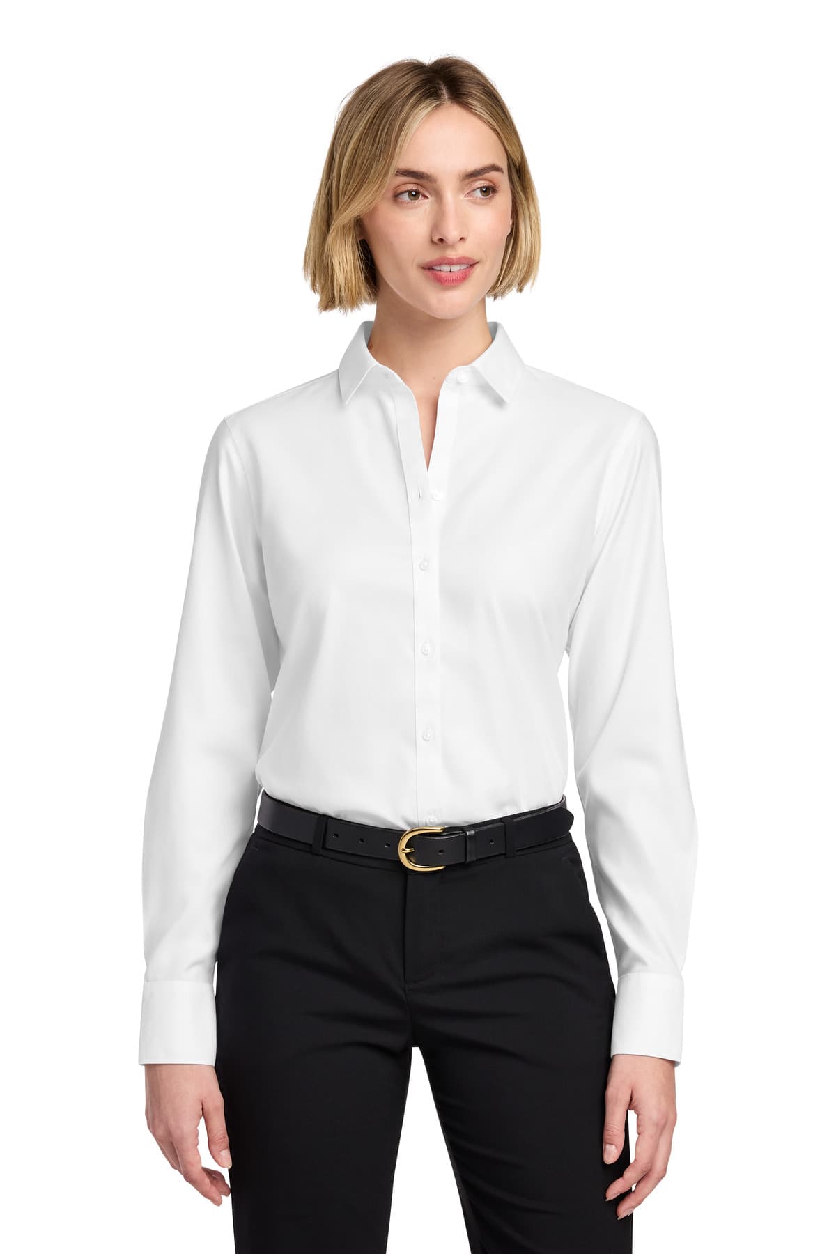 Brooks Brothers ® Women's Wrinkle-Free Stretch Nailhead Shirt BB18003 thumbnail 5