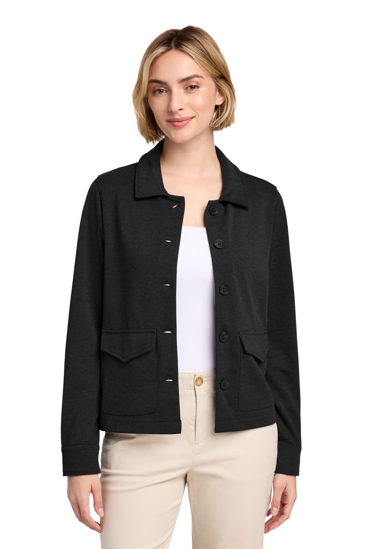Brooks Brothers ® Women's Mid-Layer Stretch Button Jacket BB18205 thumbnail 2