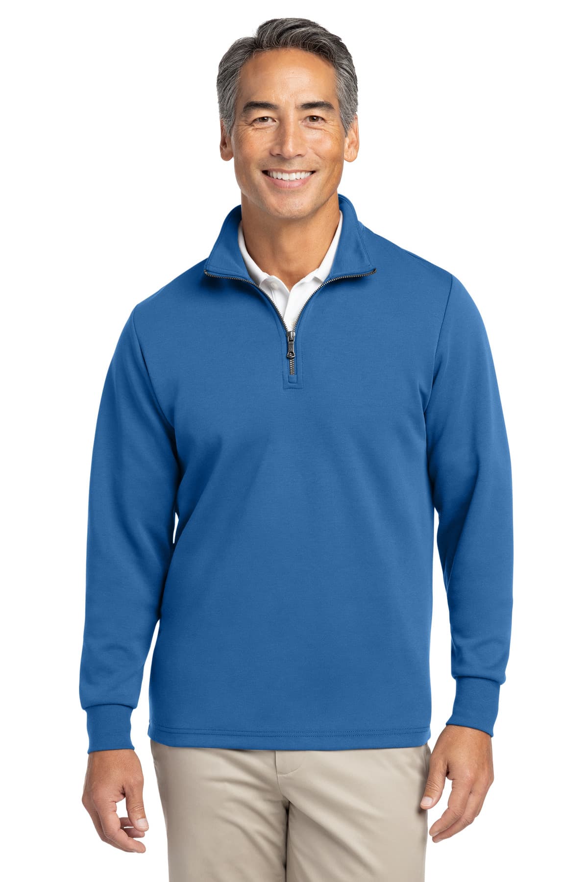 Brooks Brothers ® Double-Knit 1/4-Zip BB18206 thumbnail 2