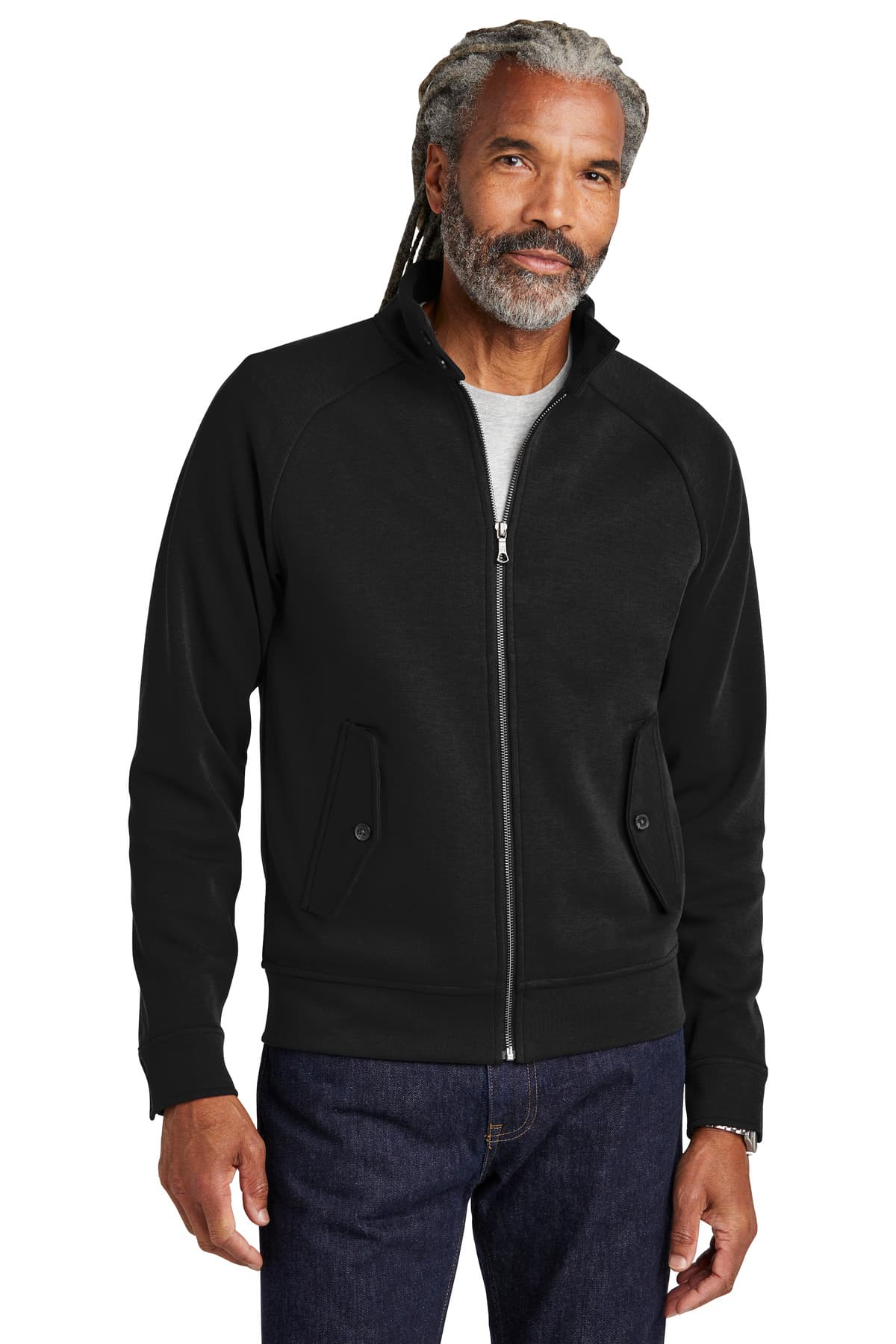 Brooks Brothers ® Double-Knit Full-Zip BB18210 thumbnail 2