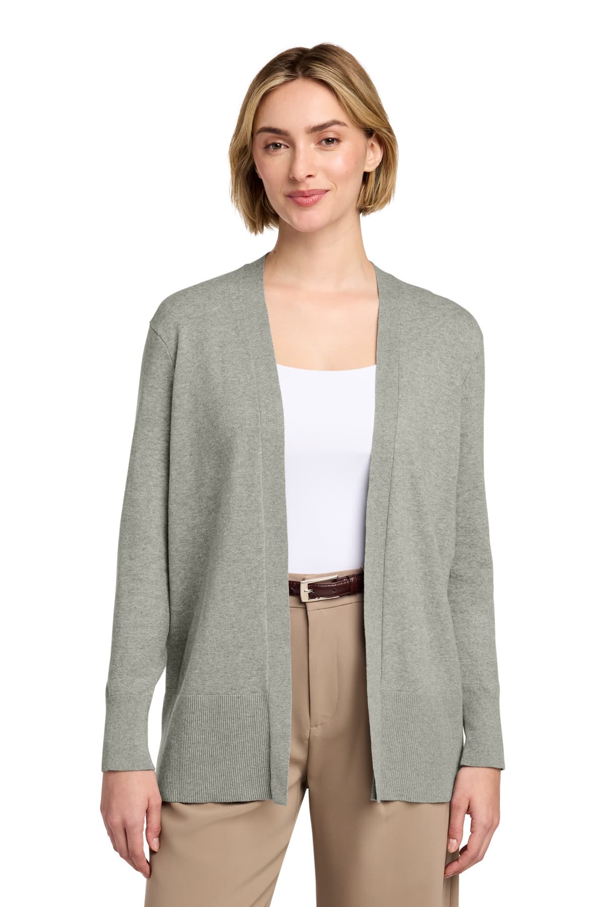Brooks Brothers ® Women's Cotton Stretch Long Cardigan Sweater BB18403 thumbnail 4