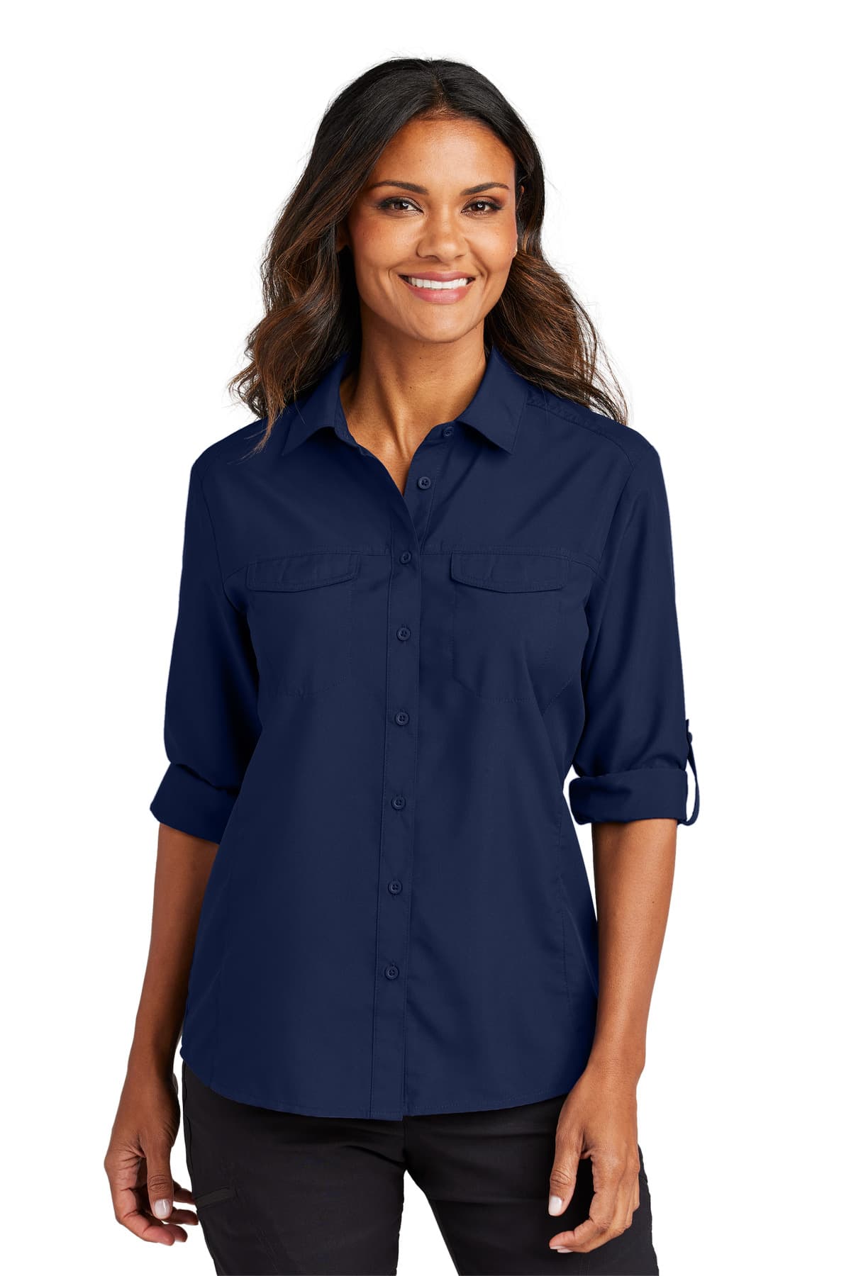 Port Authority ® Women's Long Sleeve UV Daybreak Shirt LW960 thumbnail 5