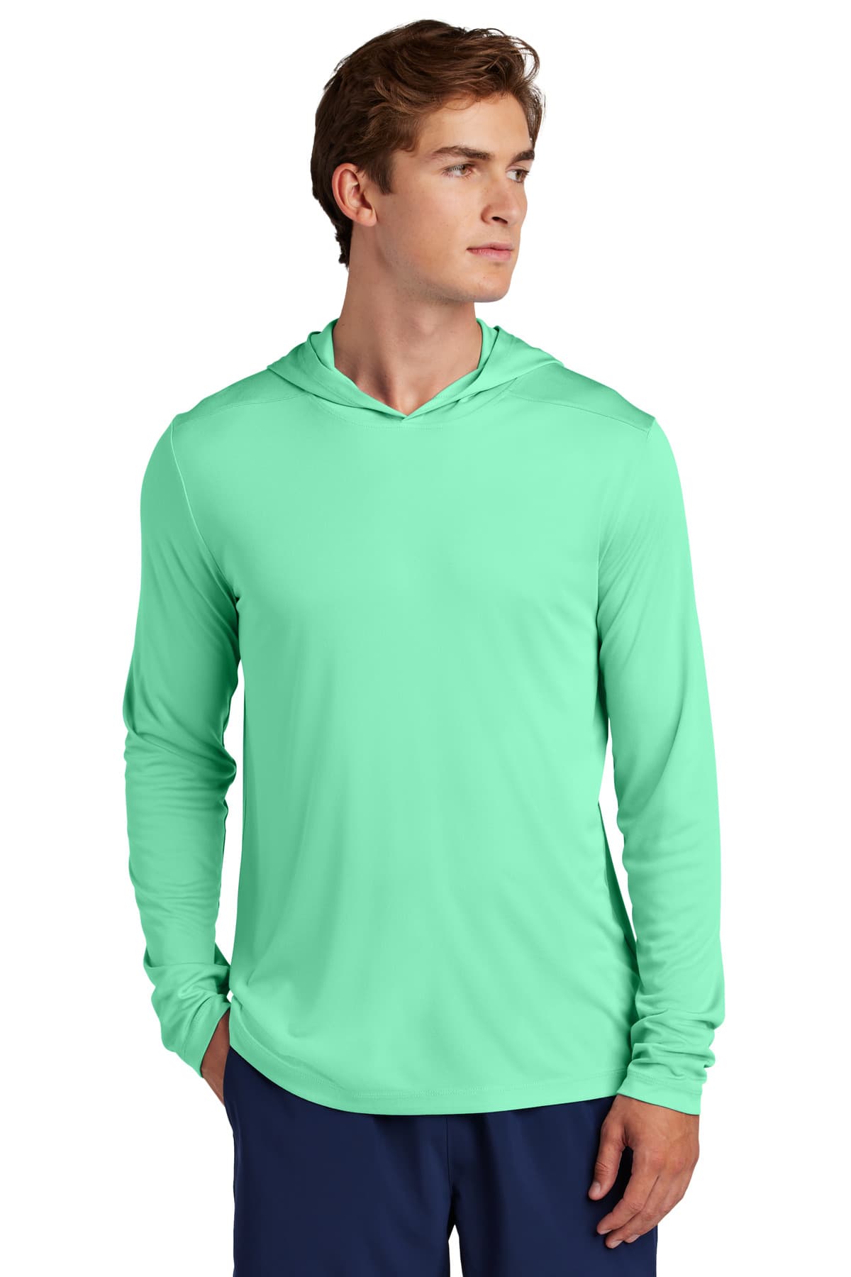 Sport-Tek ® Posi-UV ® Pro Long Sleeve Hoodie ST420LSH thumbnail 3