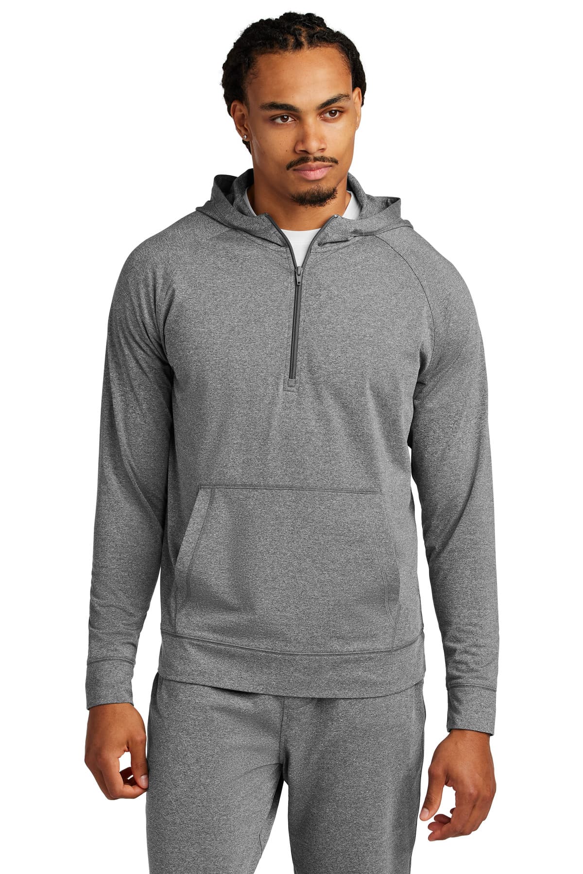 Sport-Tek ® Sport-Wick ® Stretch 1/2-Zip Hoodie ST856 thumbnail 4