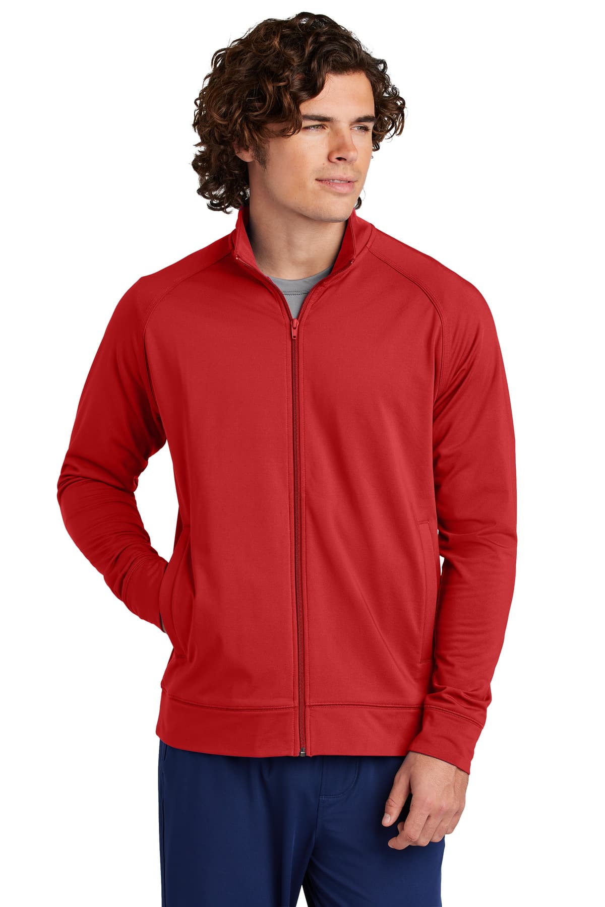 Sport-Tek ® Sport-Wick ® Stretch Full-Zip Cadet Jacket ST857 thumbnail 5