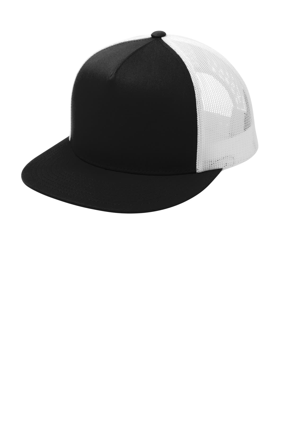 Sport-Tek ® YP Classics ® 5-Panel Classic Trucker Mesh Back Cap. STC38 thumbnail 3