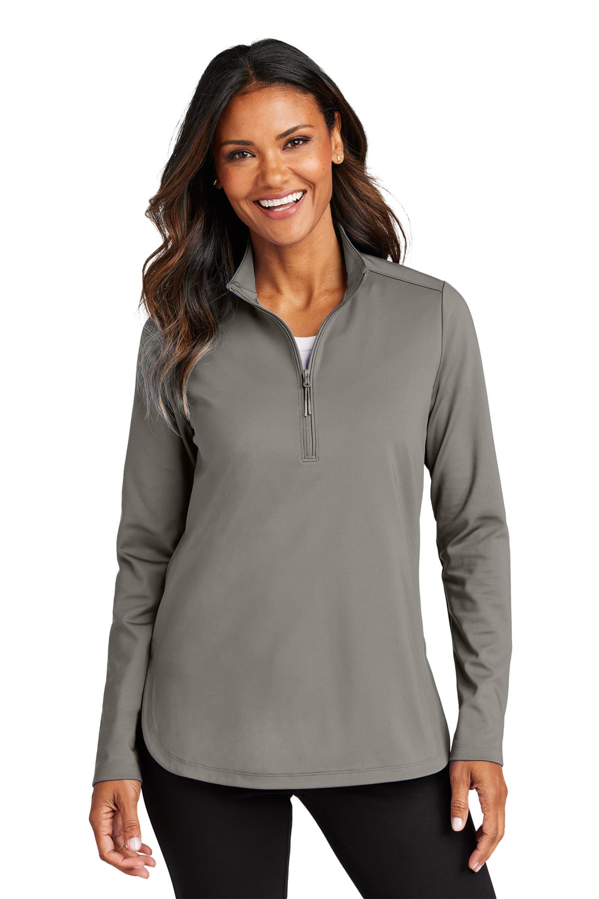 Port Authority ® Women's C-FREE ® Double Knit 1/4-Zip LK880 thumbnail 3