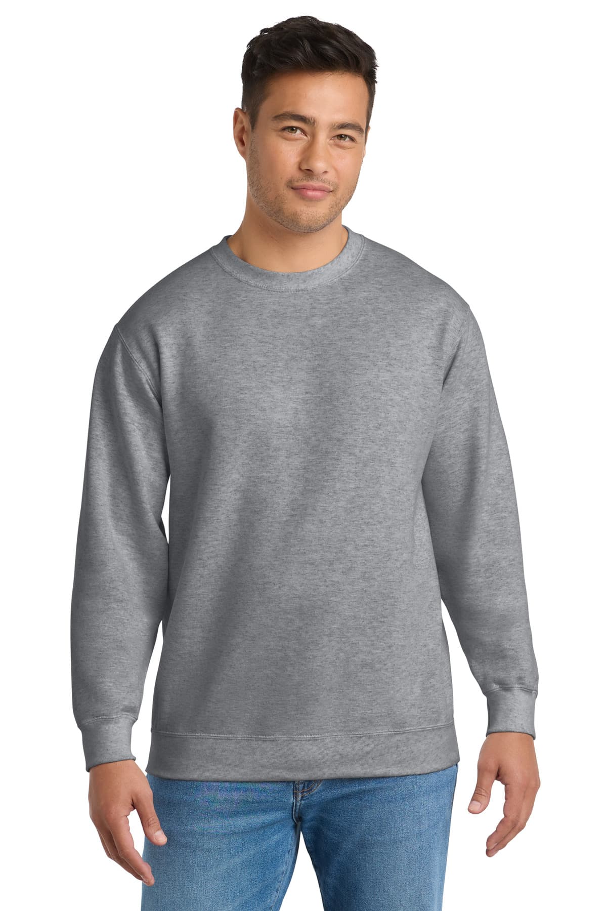 Port & Co  Tall Essential Fleece Crewneck Sweatshirt. PC90T thumbnail 3
