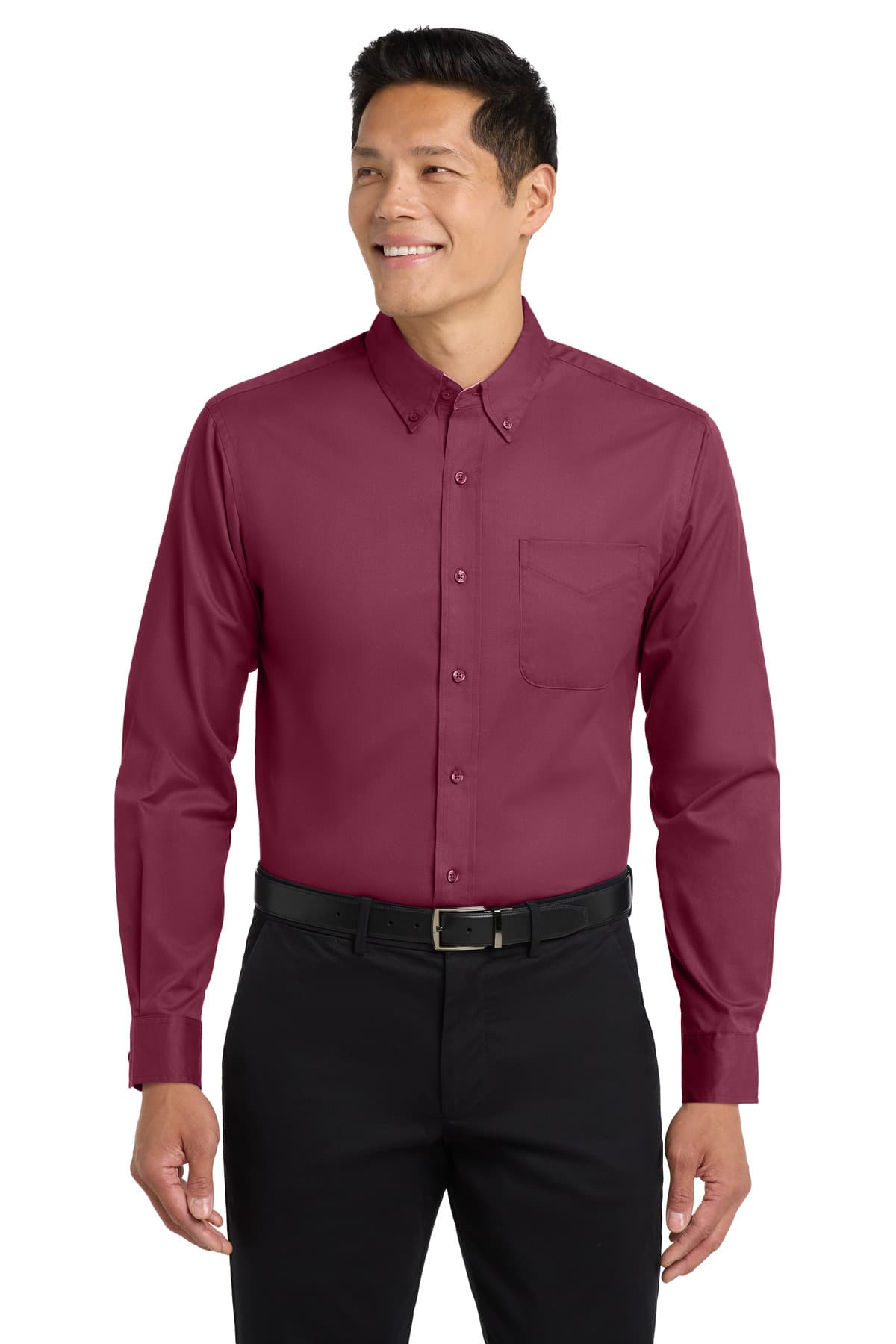 Port Authority ® Extended Size Long Sleeve Easy Care Shirt S608ES thumbnail 3