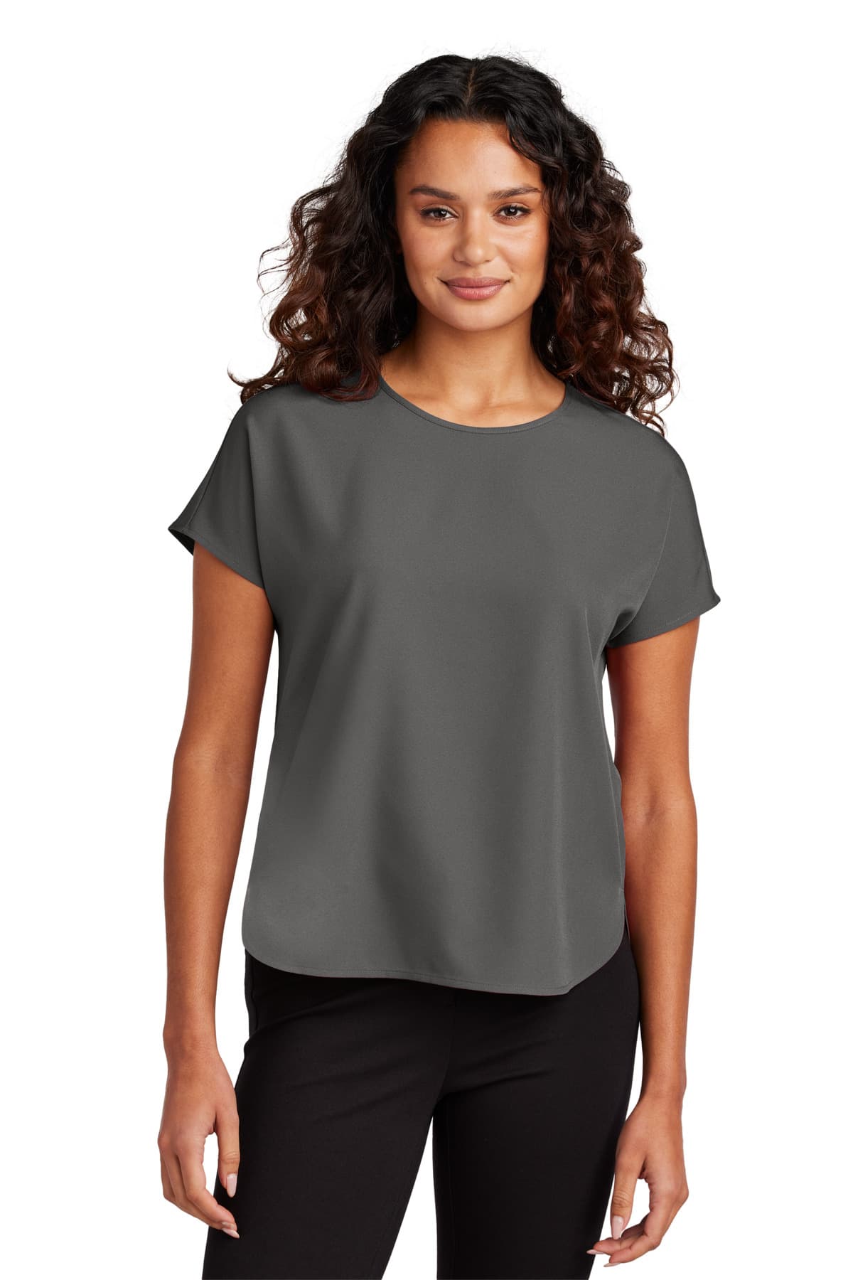 Mercer+Mettle ® Women's Stretch Crepe Crew MM2015 thumbnail 2