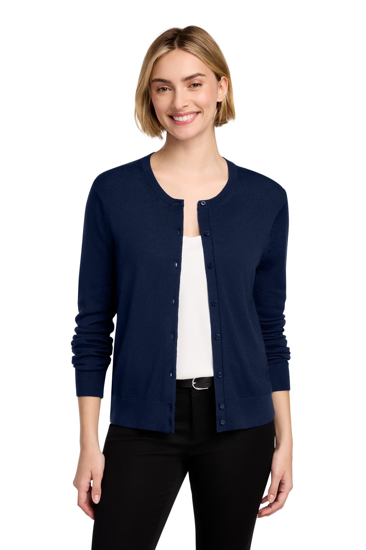 Brooks Brothers ® Women's Washable Merino Cardigan Sweater BB18413 thumbnail 3