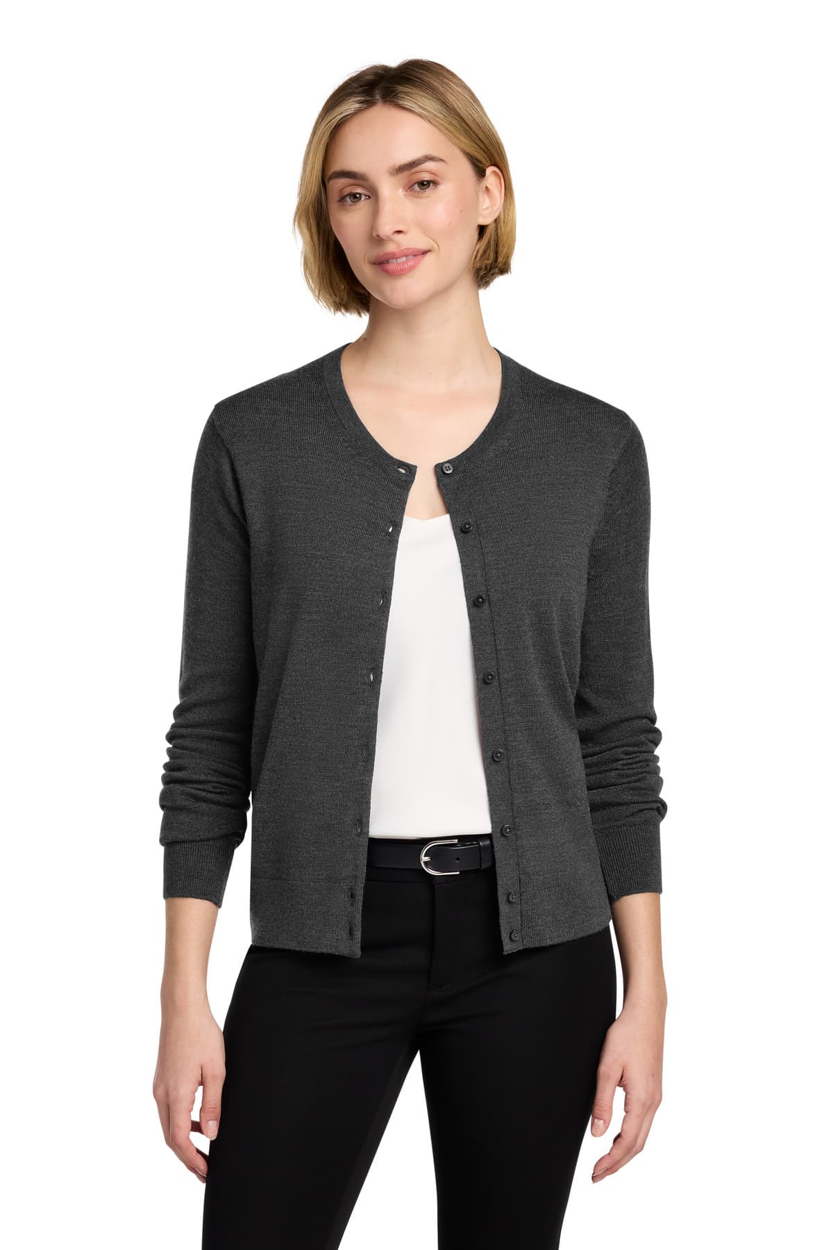 Brooks Brothers ® Women's Washable Merino Cardigan Sweater BB18413 thumbnail 4