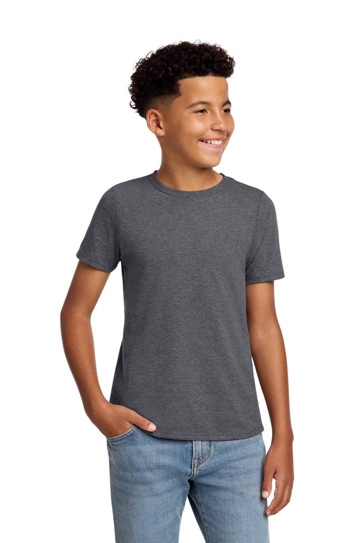 District ® Youth Perfect Blend ® CVC Tee DT108Y thumbnail 4