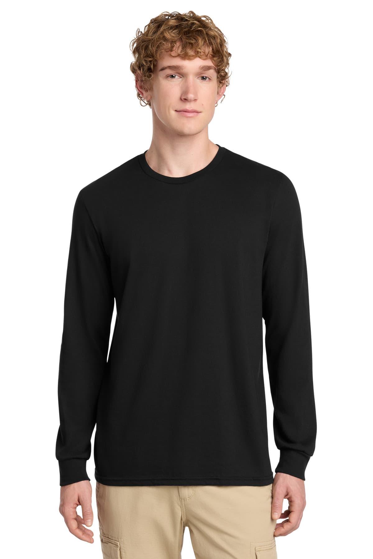 District ® Perfect Blend ® CVC Long Sleeve Tee DT109 thumbnail 2