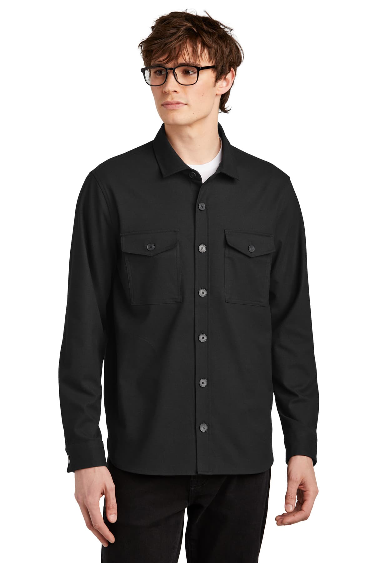 Mercer+Mettle ® Long Sleeve Twill Overshirt MM2020 thumbnail 2