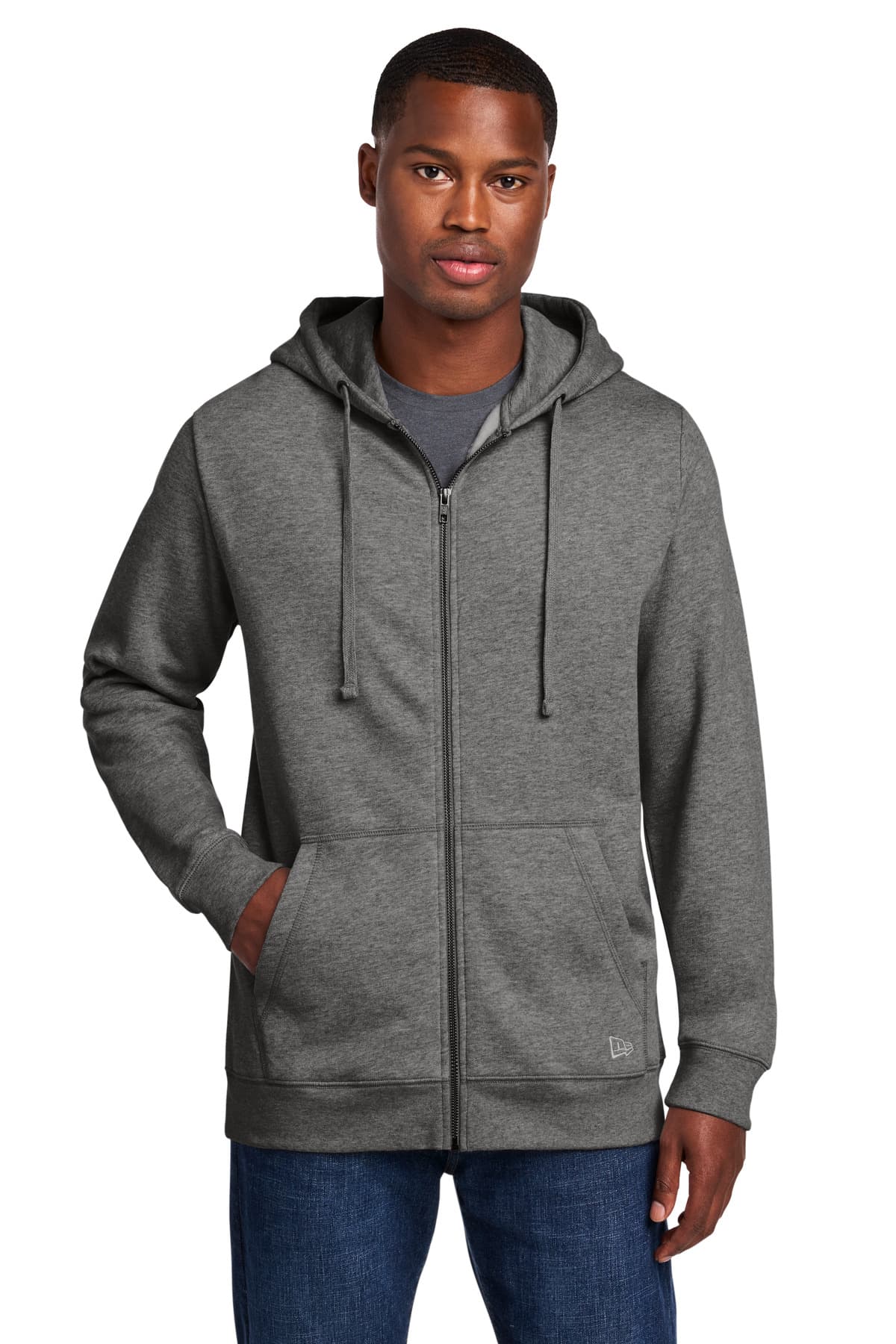 New Era ® Comeback Fleece Full-Zip Hoodie NEA551 thumbnail 2