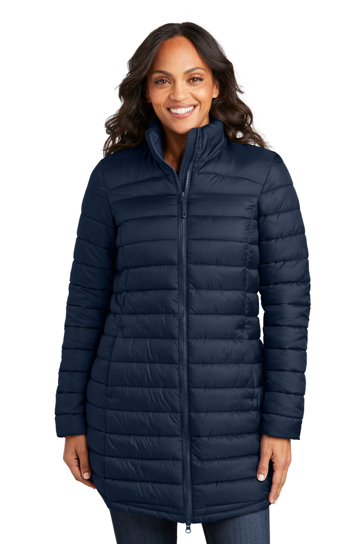 Port Authority ® Women's Horizon Puffy Long Jacket L365 thumbnail 4