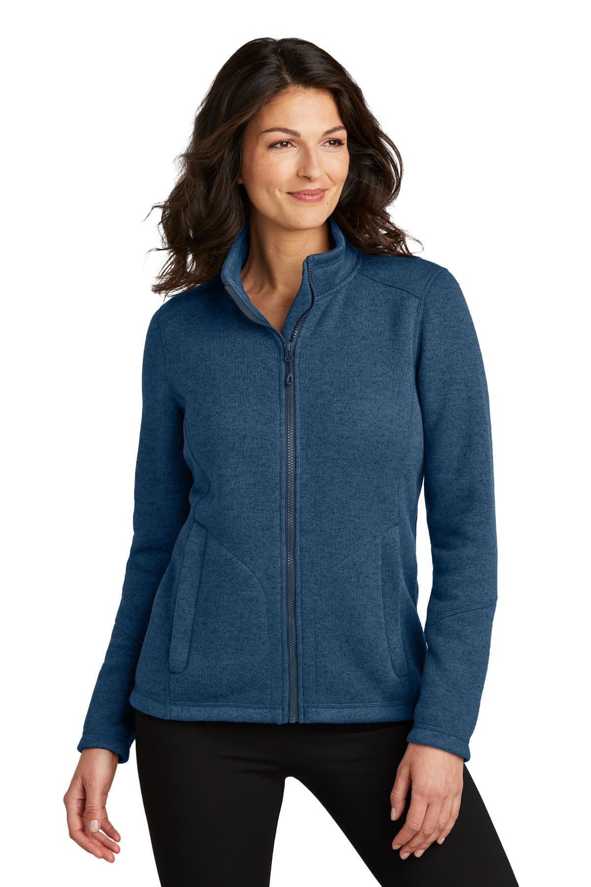Port Authority ® Women's Arc Sweater Fleece Jacket L428 thumbnail 3