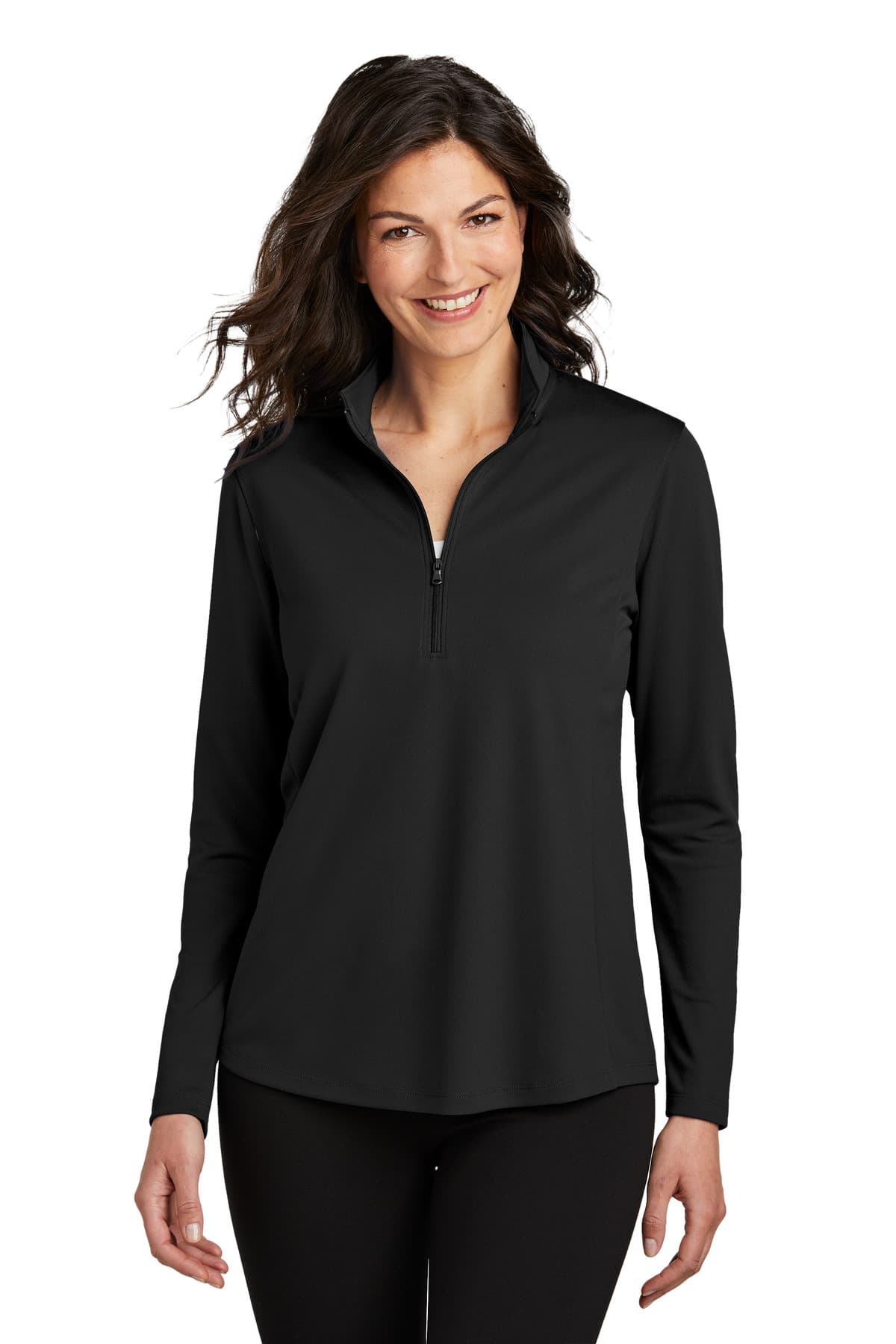 Port Authority ® Women's Dry Zone ® UV Micro-Mesh 1/4-Zip LK112 thumbnail 2