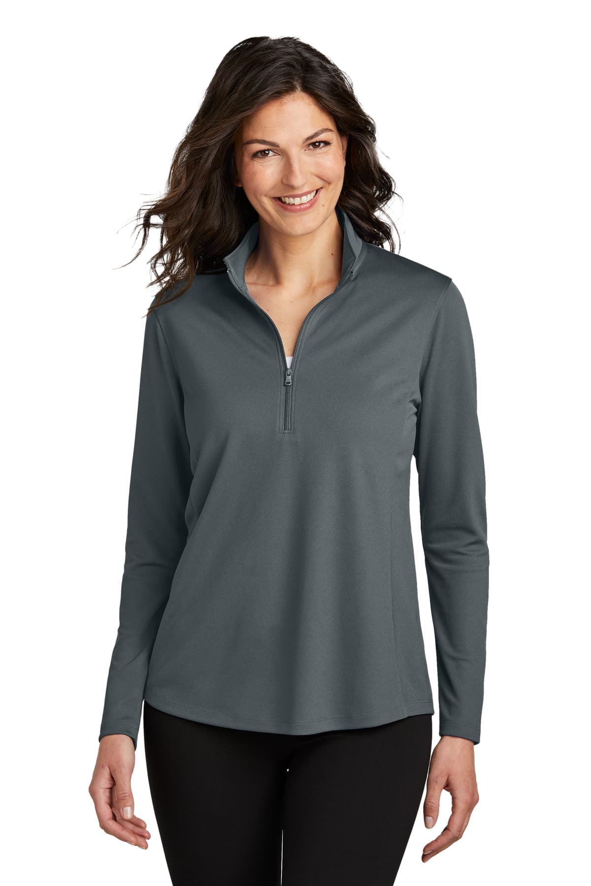 Port Authority ® Women's Dry Zone ® UV Micro-Mesh 1/4-Zip LK112 thumbnail 3