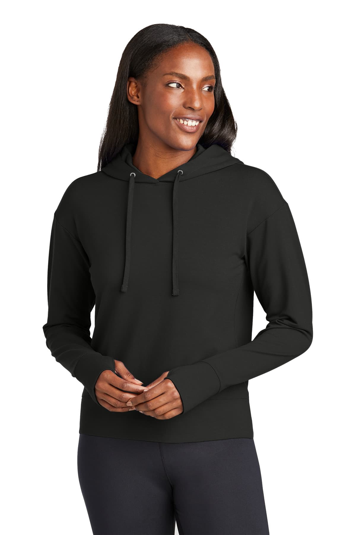 Sport-Tek ® Women's Sport-Wick ® Flex Fleece Pullover Hoodie LST562 thumbnail 2