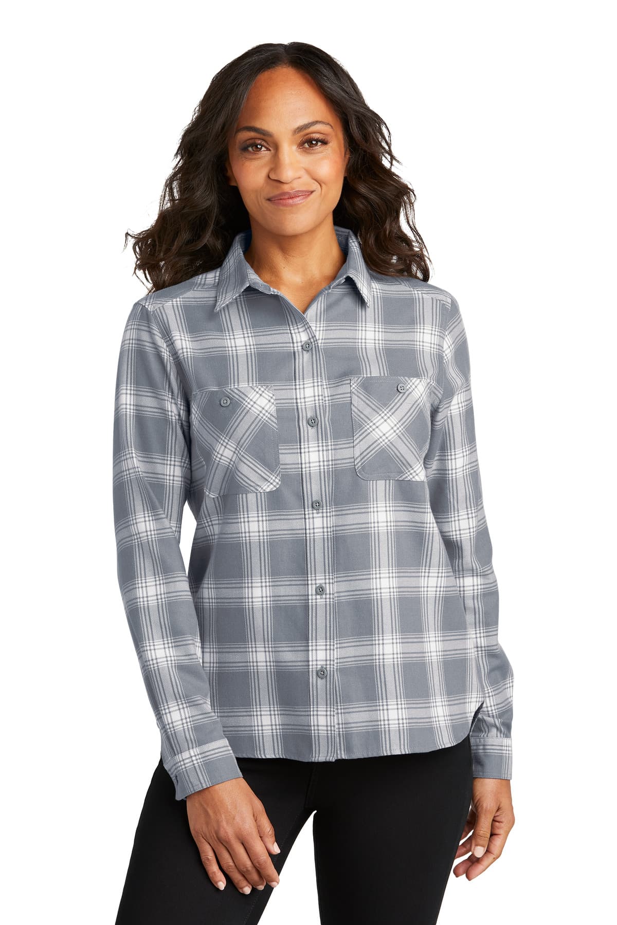 Port Authority ® Women's Plaid Flannel Shirt LW669 thumbnail 4