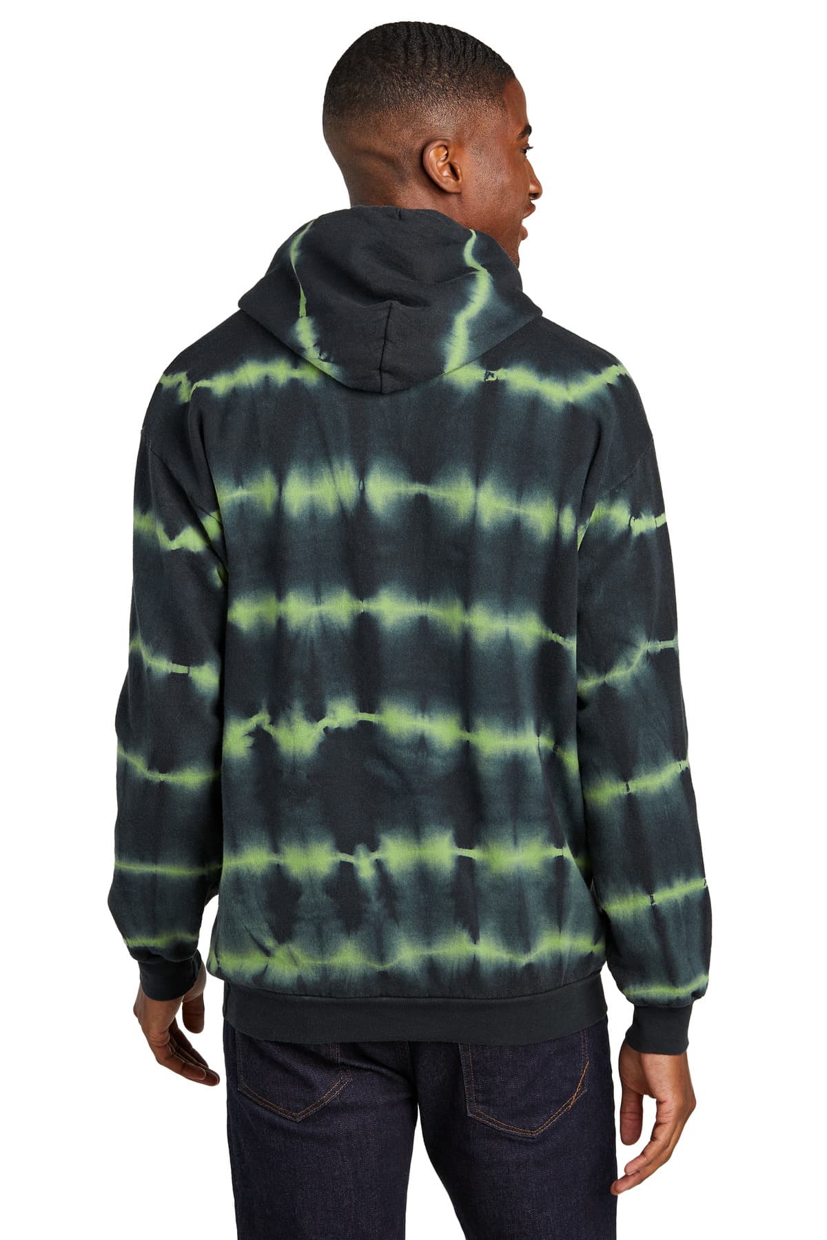 Port & Co  Allover Stripe Tie-Dye Fleece PC143 thumbnail 2