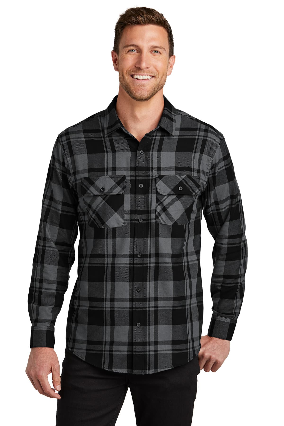 Port Authority ® Plaid Flannel Shirt. W668 thumbnail 2