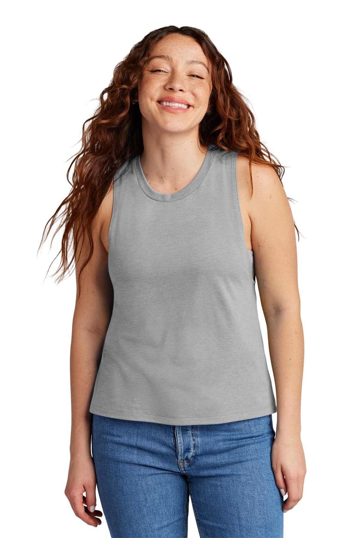 Allmade ® Women's Tri-Blend Muscle Tank AL2020 thumbnail 2