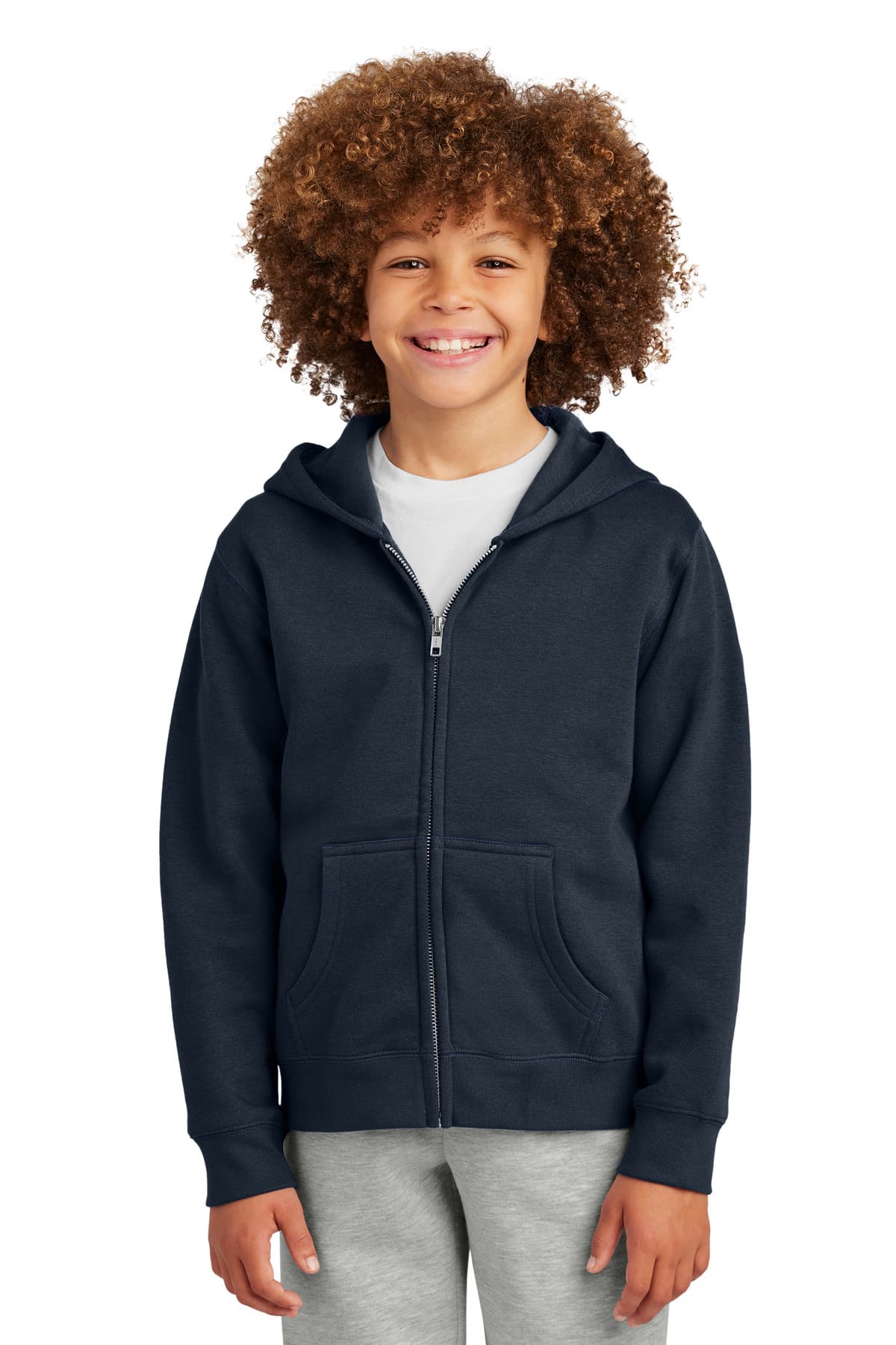 District ® Youth V.I.T. ™ Fleece Full-Zip Hoodie DT6102Y thumbnail 6