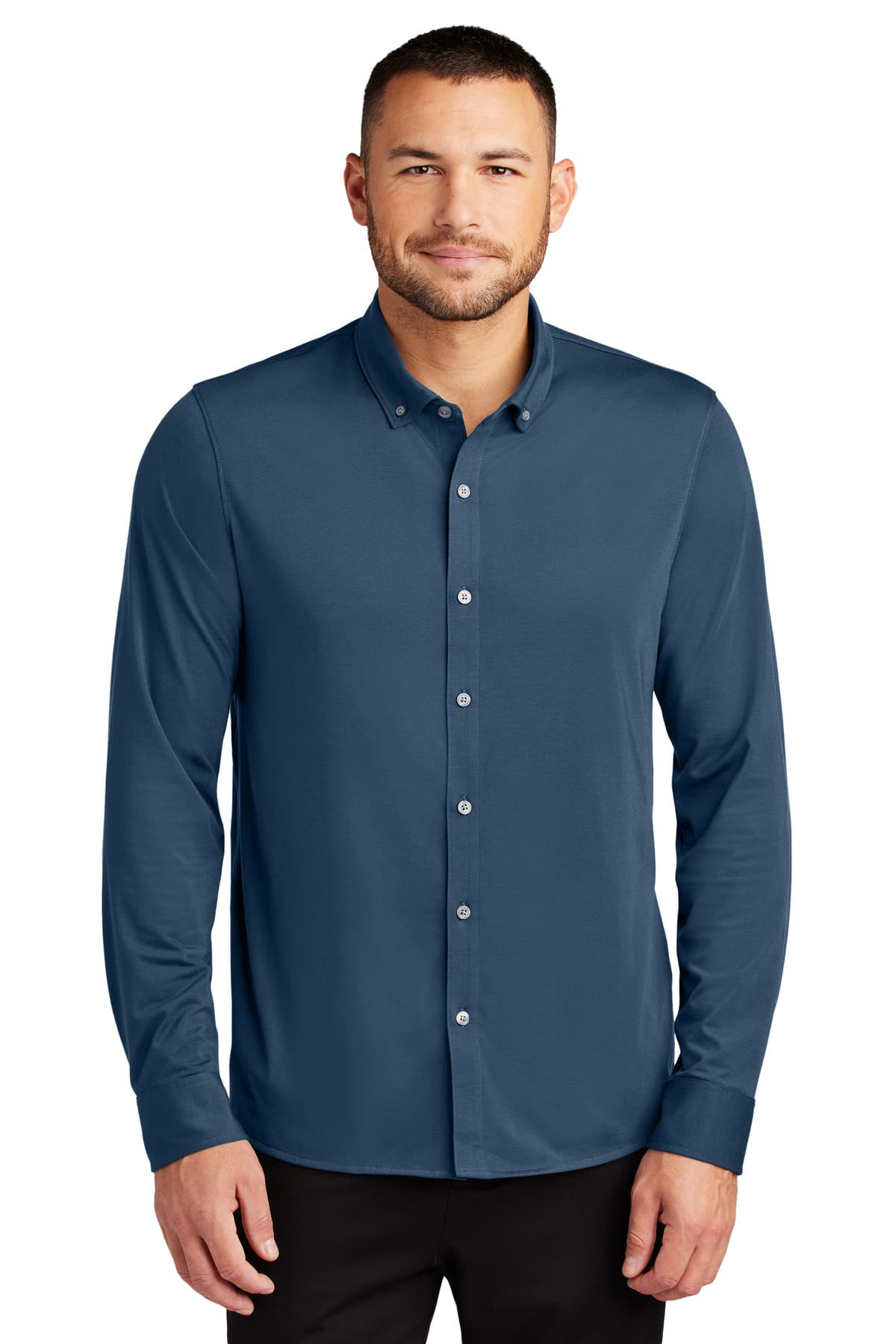 Mercer+Mettle ® Stretch Jersey Long Sleeve Shirt MM1018 thumbnail 4