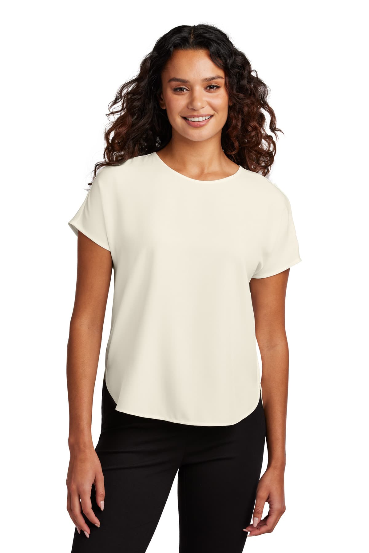 Mercer+Mettle ® Women's Stretch Crepe Crew MM2015 thumbnail 4