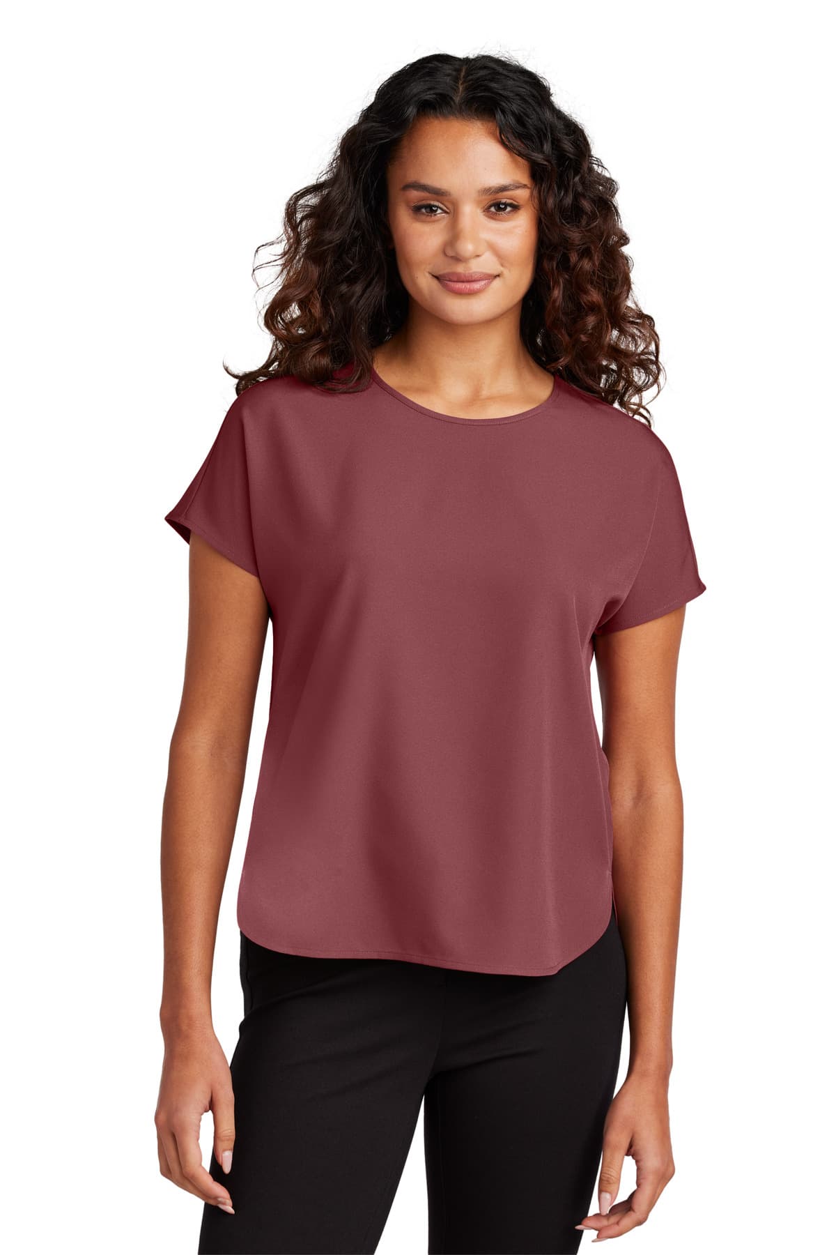 Mercer+Mettle ® Women's Stretch Crepe Crew MM2015 thumbnail 5