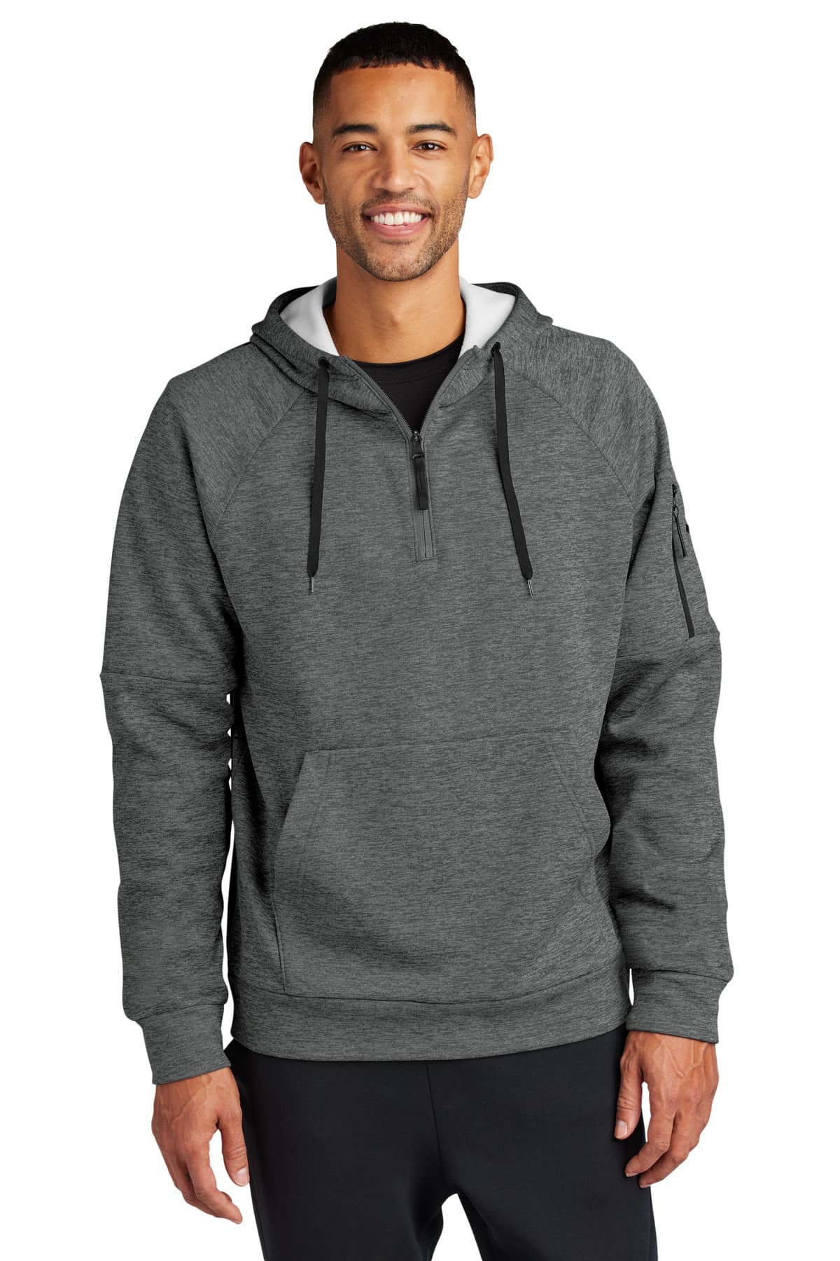 Nike Therma-FIT Pocket 1/4-Zip Fleece Hoodie NKFD9742 thumbnail 2