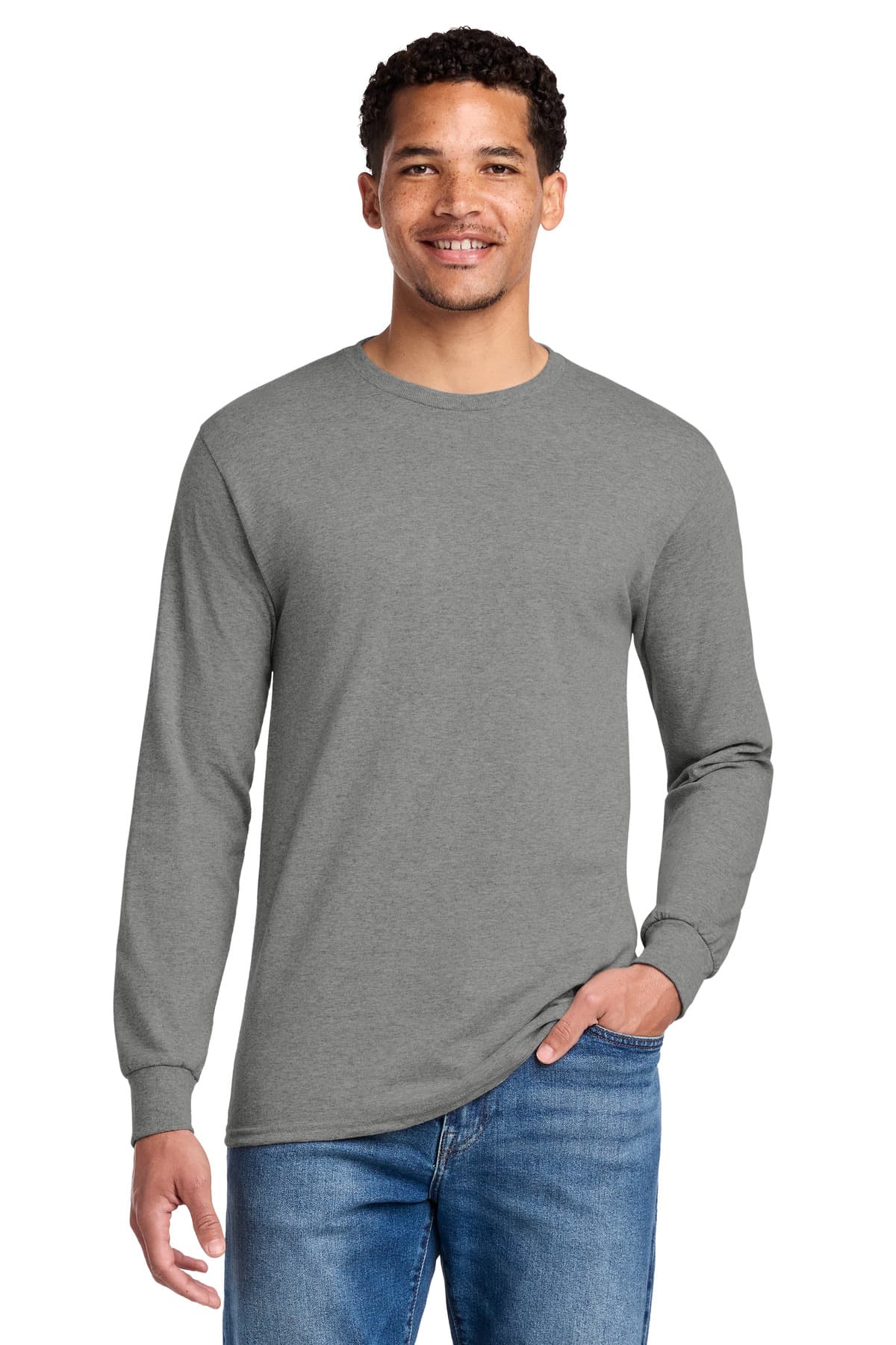 Jerzees ® - Dri-Power ® 50/50 Cotton/Poly Long Sleeve T-Shirt. 29LS thumbnail 4