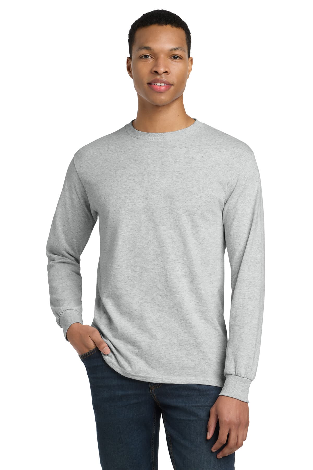 Gildan ® - DryBlend ® 50 Cotton/50 Poly Long Sleeve T-Shirt. 8400 thumbnail 2