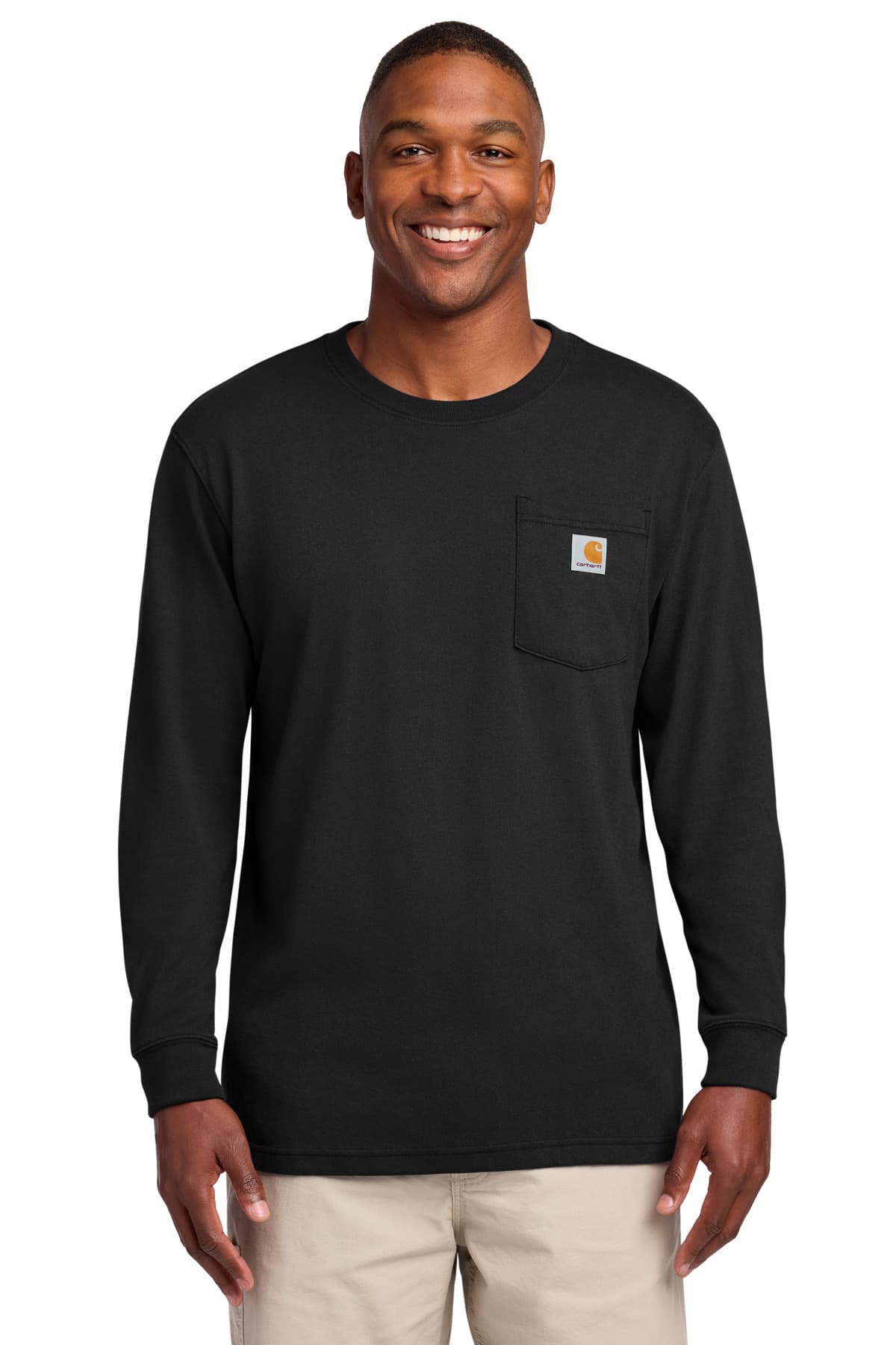 Carhartt ® Workwear Pocket Long Sleeve T-Shirt. CTK126 thumbnail 2