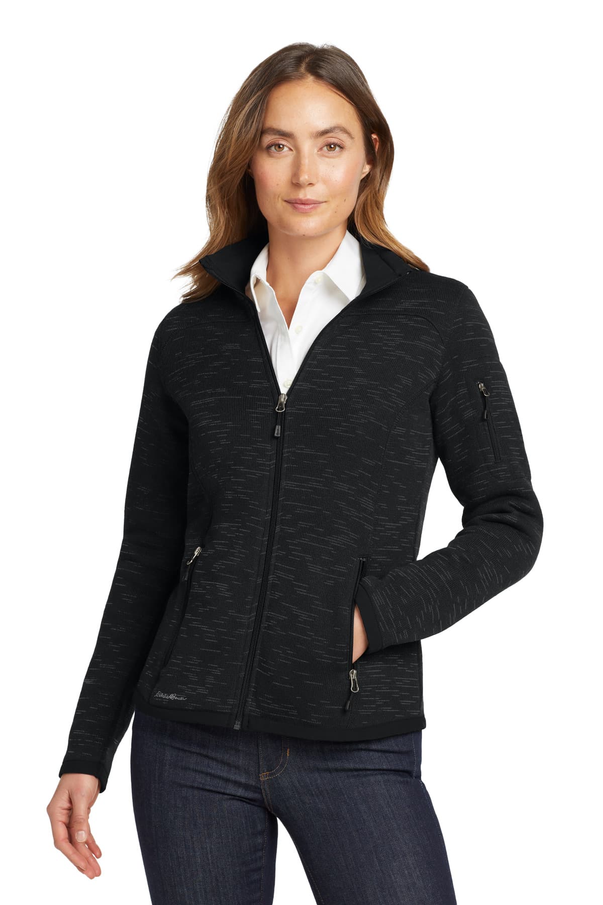 Eddie Bauer ® Women's Sweater Fleece Full-Zip. EB251 thumbnail 2