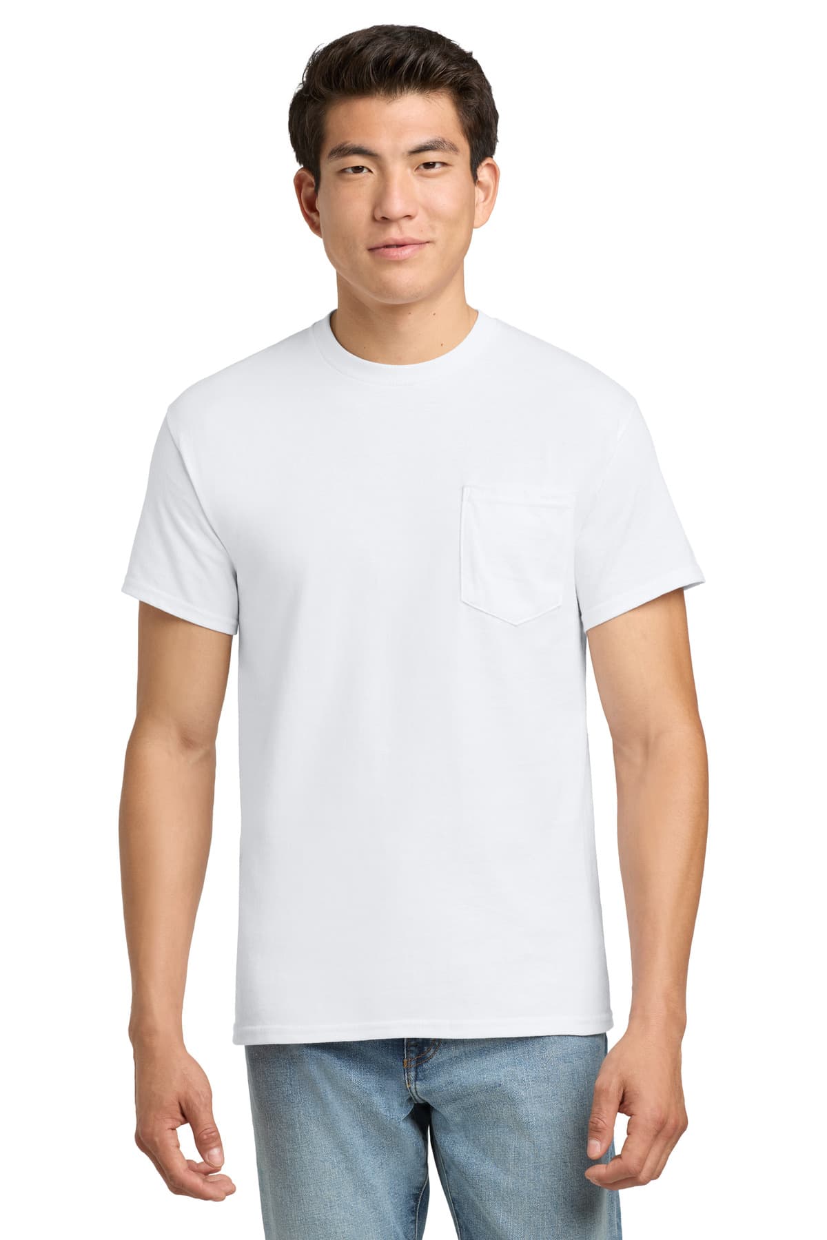 Gildan ® - Ultra Cotton ® 100% US Cotton T-Shirt with Pocket. 2300 thumbnail 2