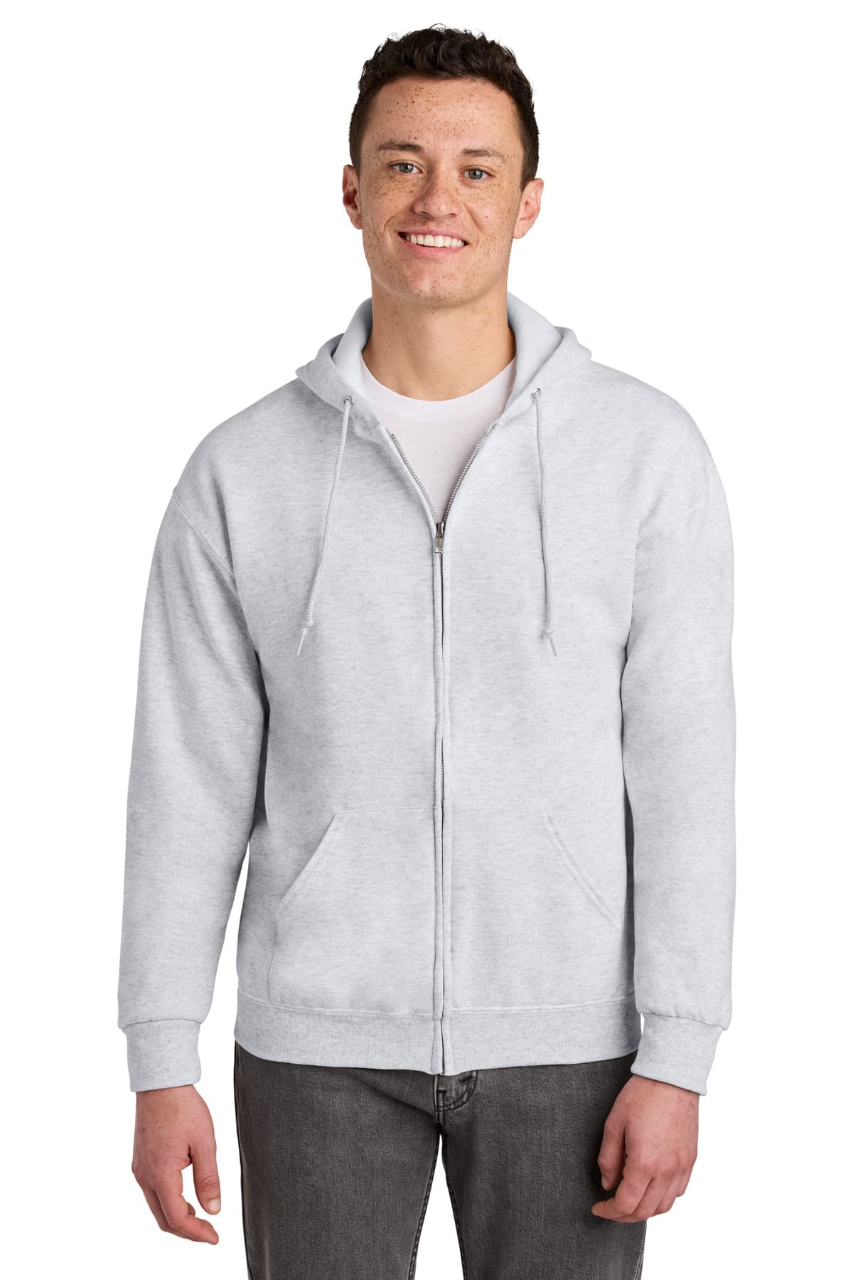 Jerzees ® - NuBlend ® Full-Zip Hooded Sweatshirt. 993M thumbnail 2