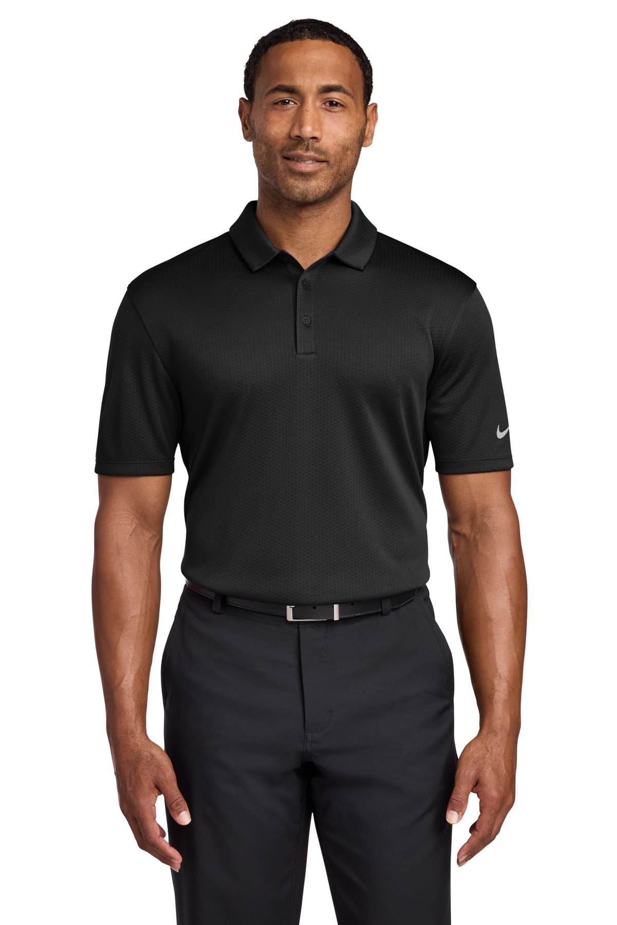 Nike Dri-FIT Hex Textured Polo. NKAH6266 thumbnail 2