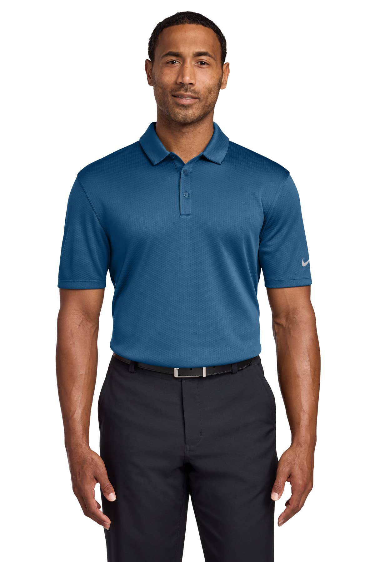 Nike Dri-FIT Hex Textured Polo. NKAH6266 thumbnail 5
