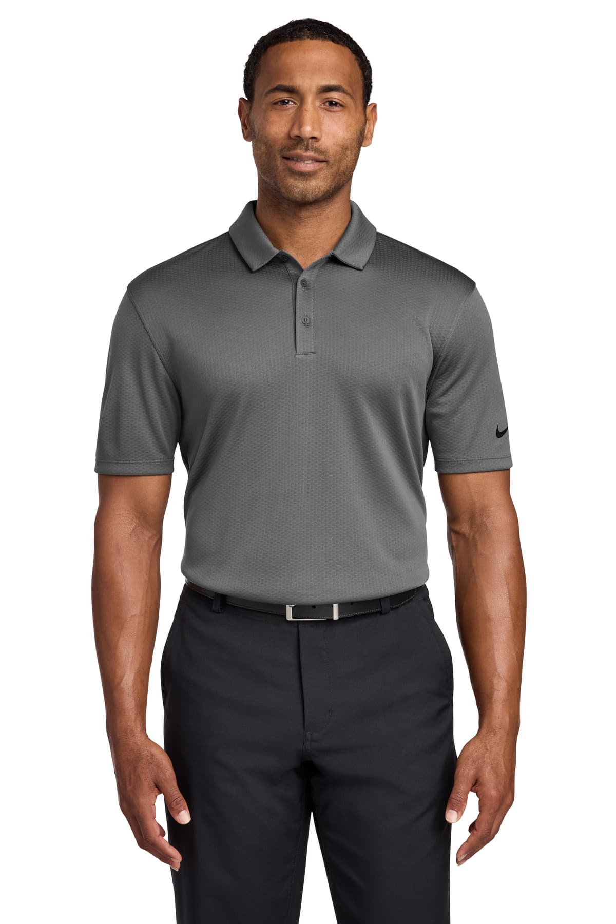 Nike Dri-FIT Hex Textured Polo. NKAH6266 thumbnail 3