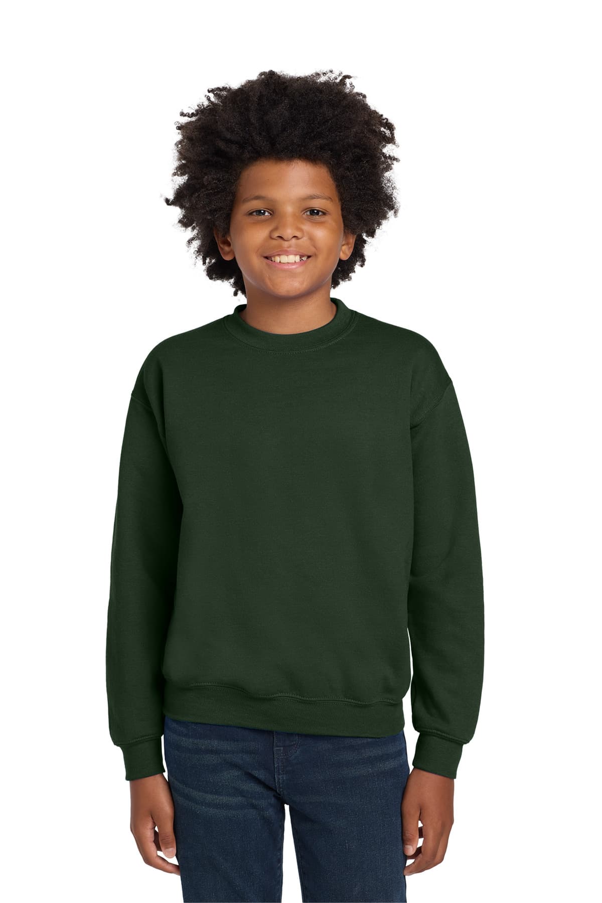 Gildan ® Youth Heavy Blend Crewneck Sweatshirt. 18000B thumbnail 4