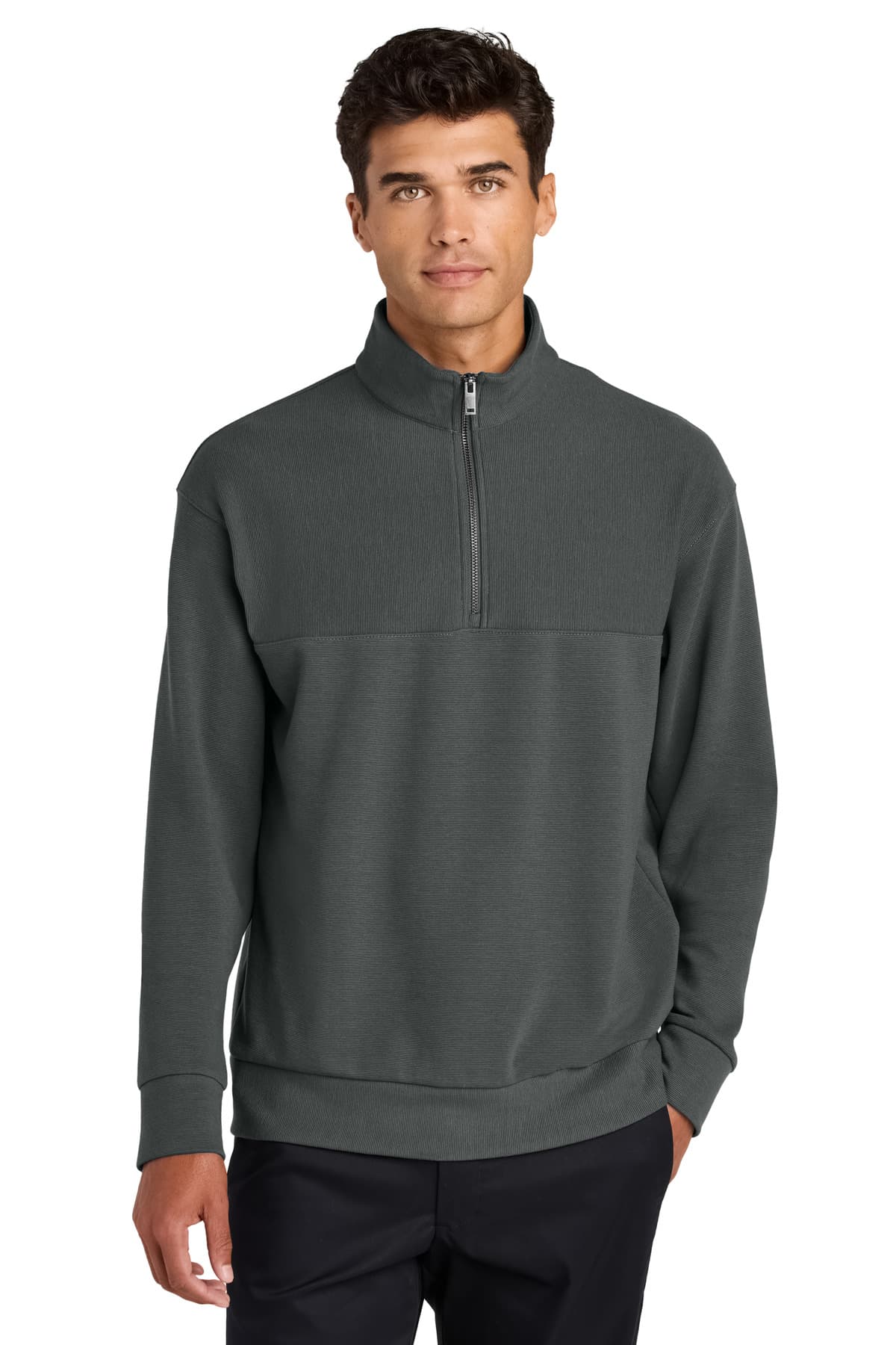 Mercer+Mettle ® Linear Texture 1/4-Zip MM3040 thumbnail 4