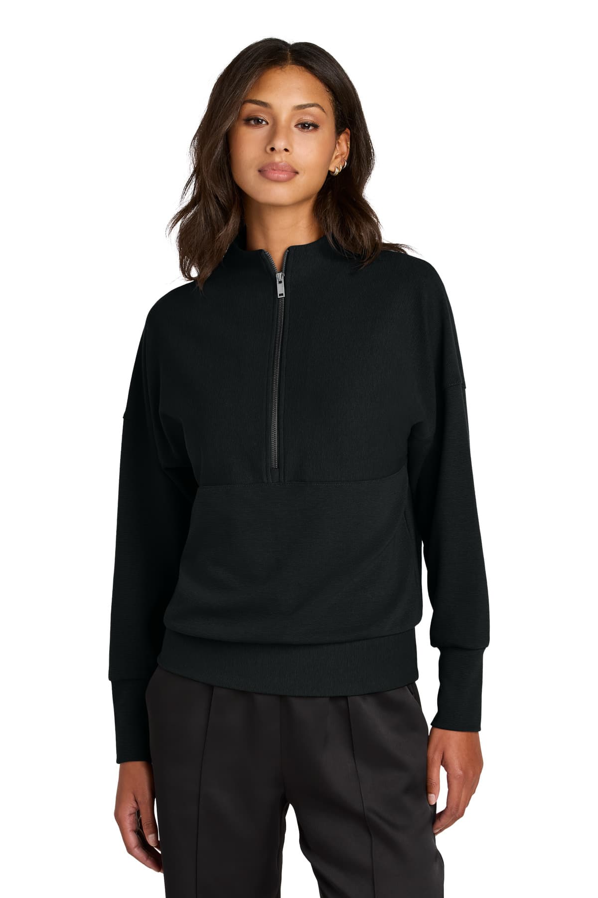 Mercer+Mettle ® Women's Linear Texture 1/4-Zip MM3041 thumbnail 2