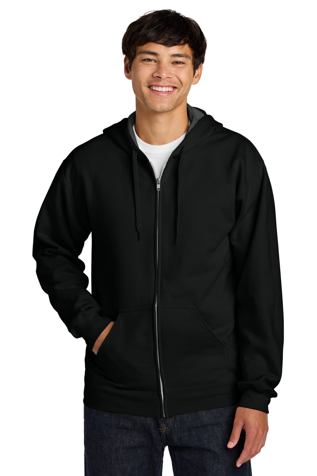 Gildan Softstyle ® Midweight Fleece Full-Zip Hooded Sweatshirt SF600 thumbnail 5