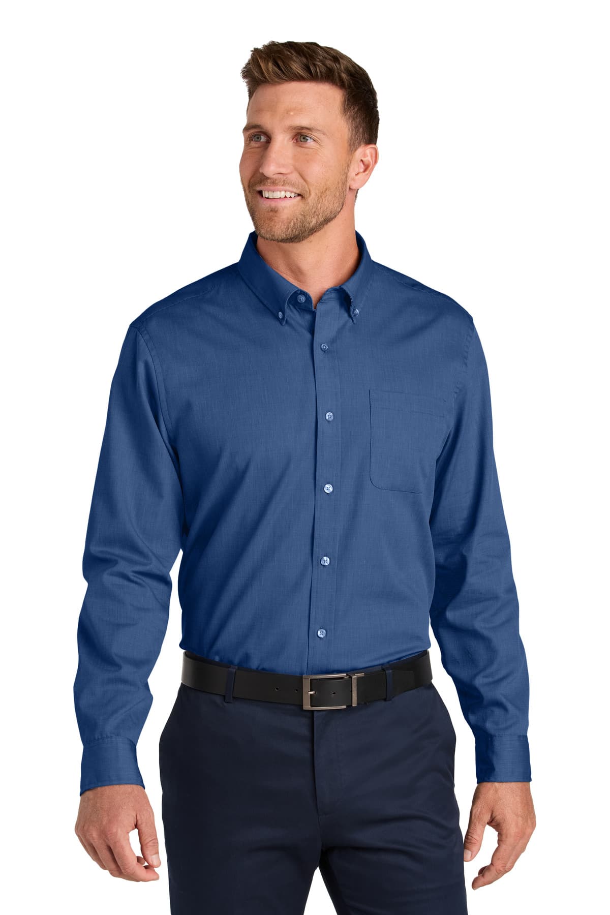Port Authority ® Long Sleeve Nailhead Easy Care Shirt W816 thumbnail 3