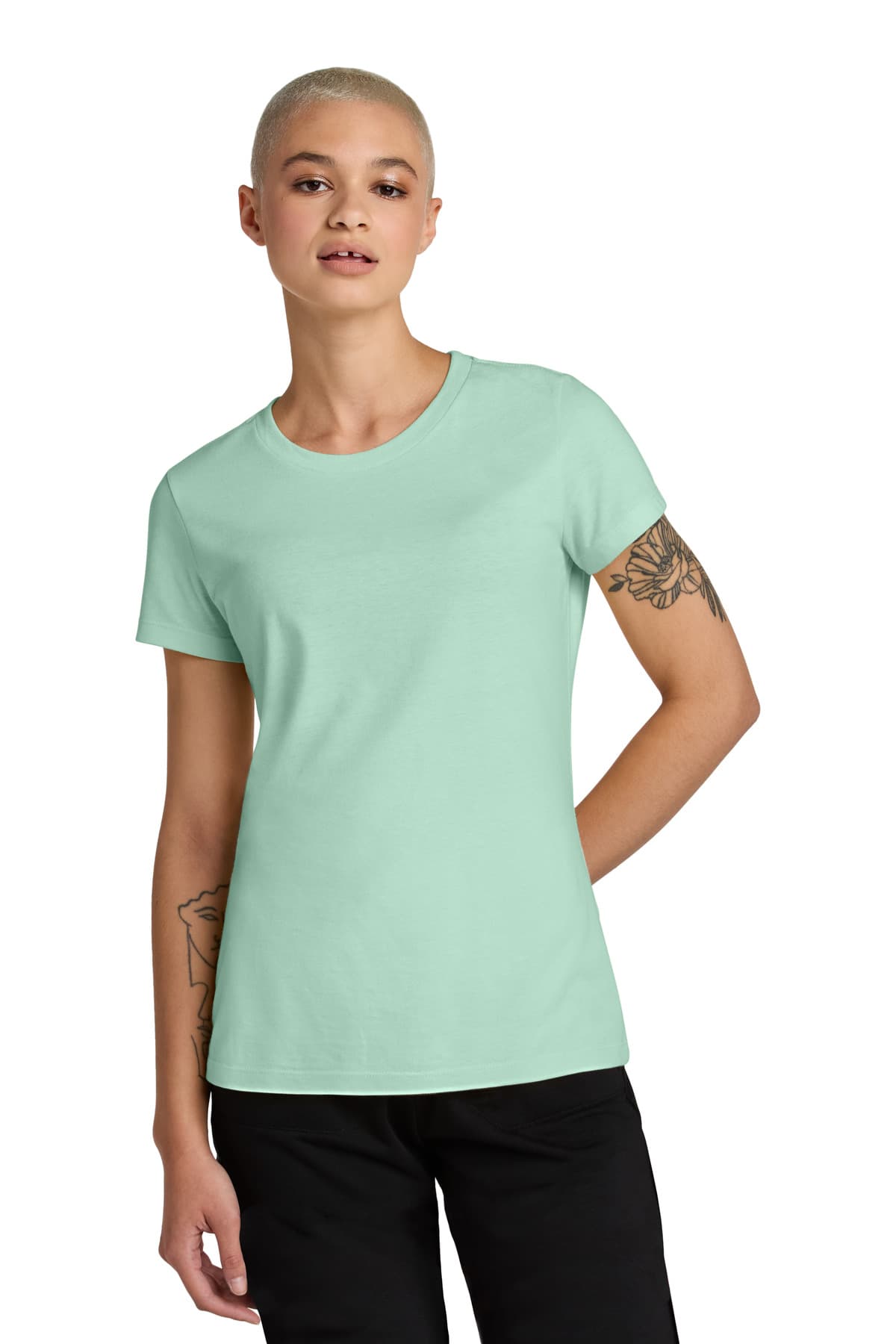 District ® Women's Perfect Weight ® CVC Tee DT188 thumbnail 2